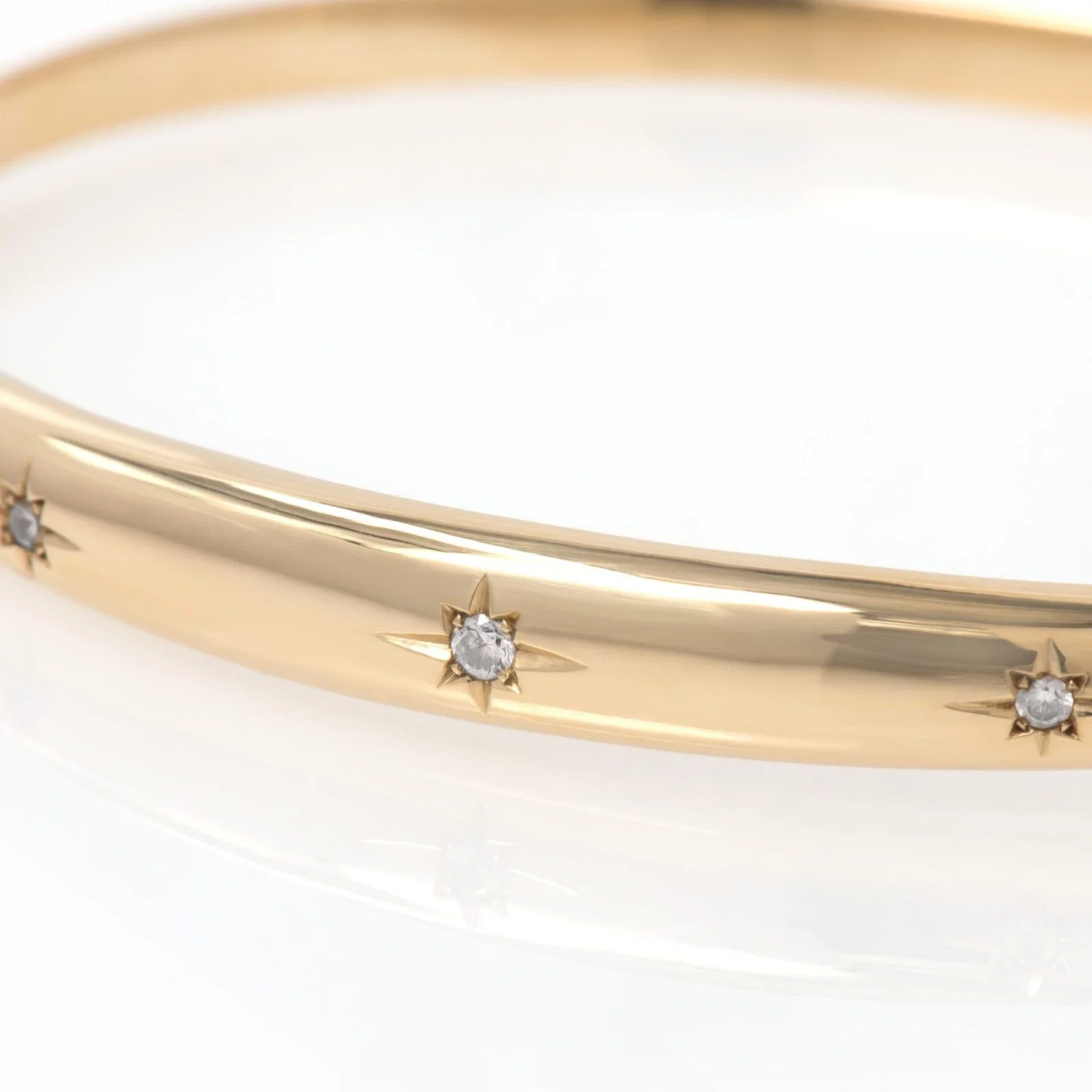 North Star 3 Diamonds Bangle — additional product image 3 from AntEva Crafts