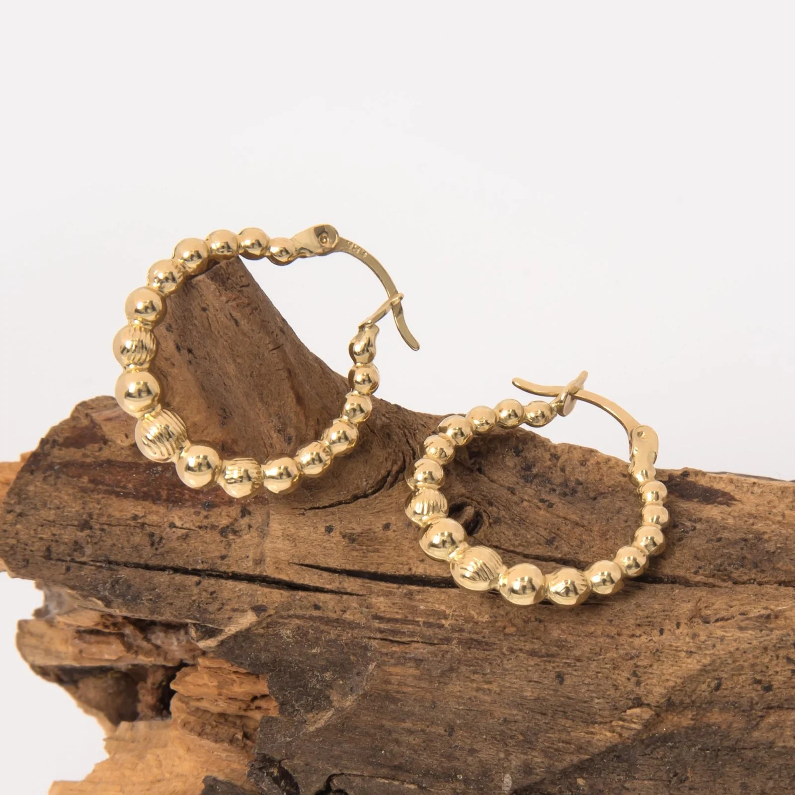 Hoop Ball Earrings — additional product image 6 from AntEva Crafts