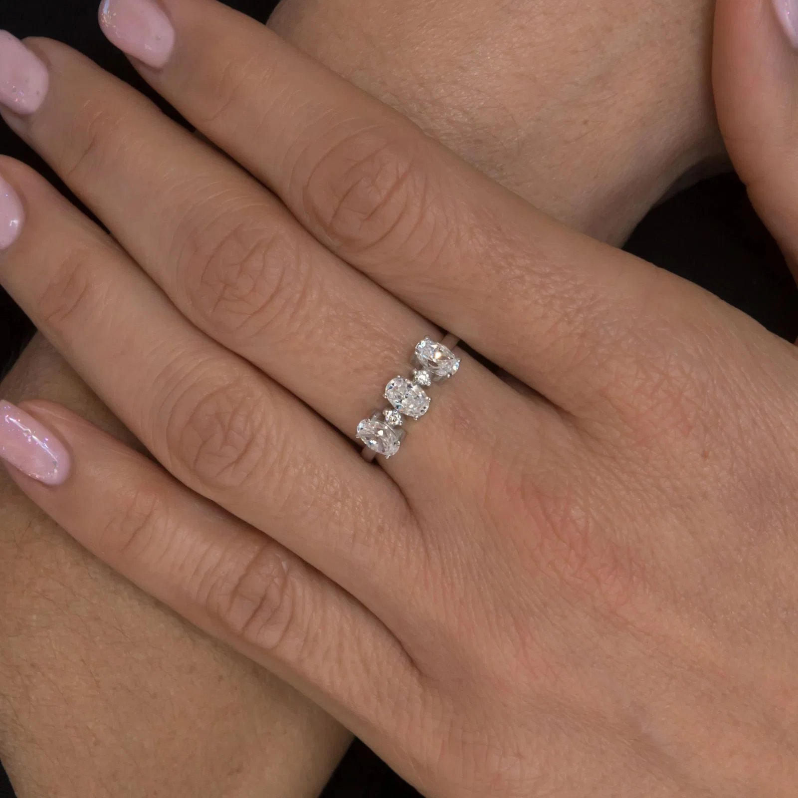 Triple Stone Ring — additional product image 3 from AntEva Crafts