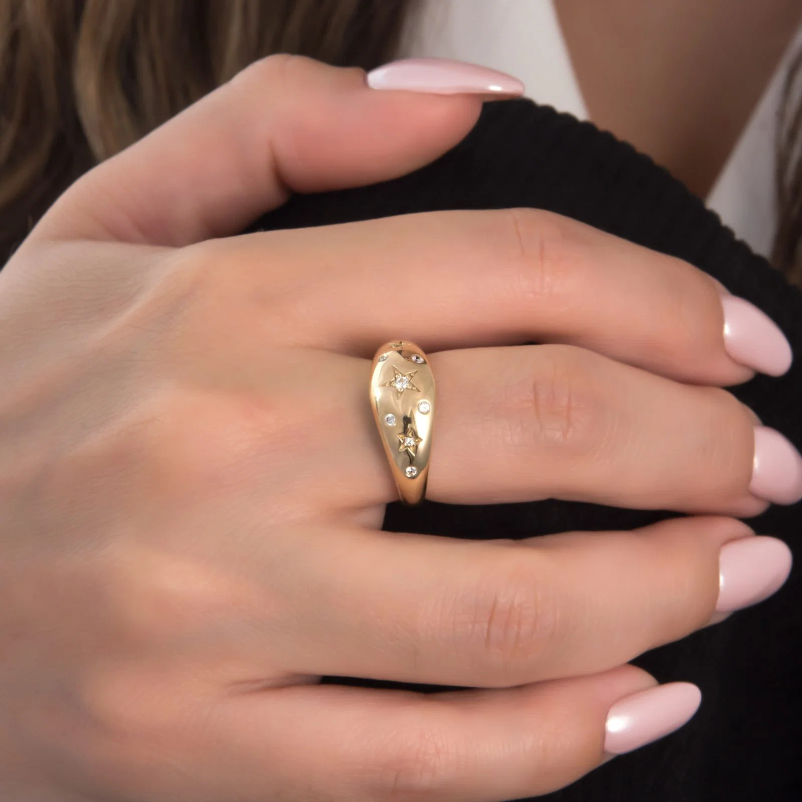 Star Diamond Ring — additional product image 4 from AntEva Crafts