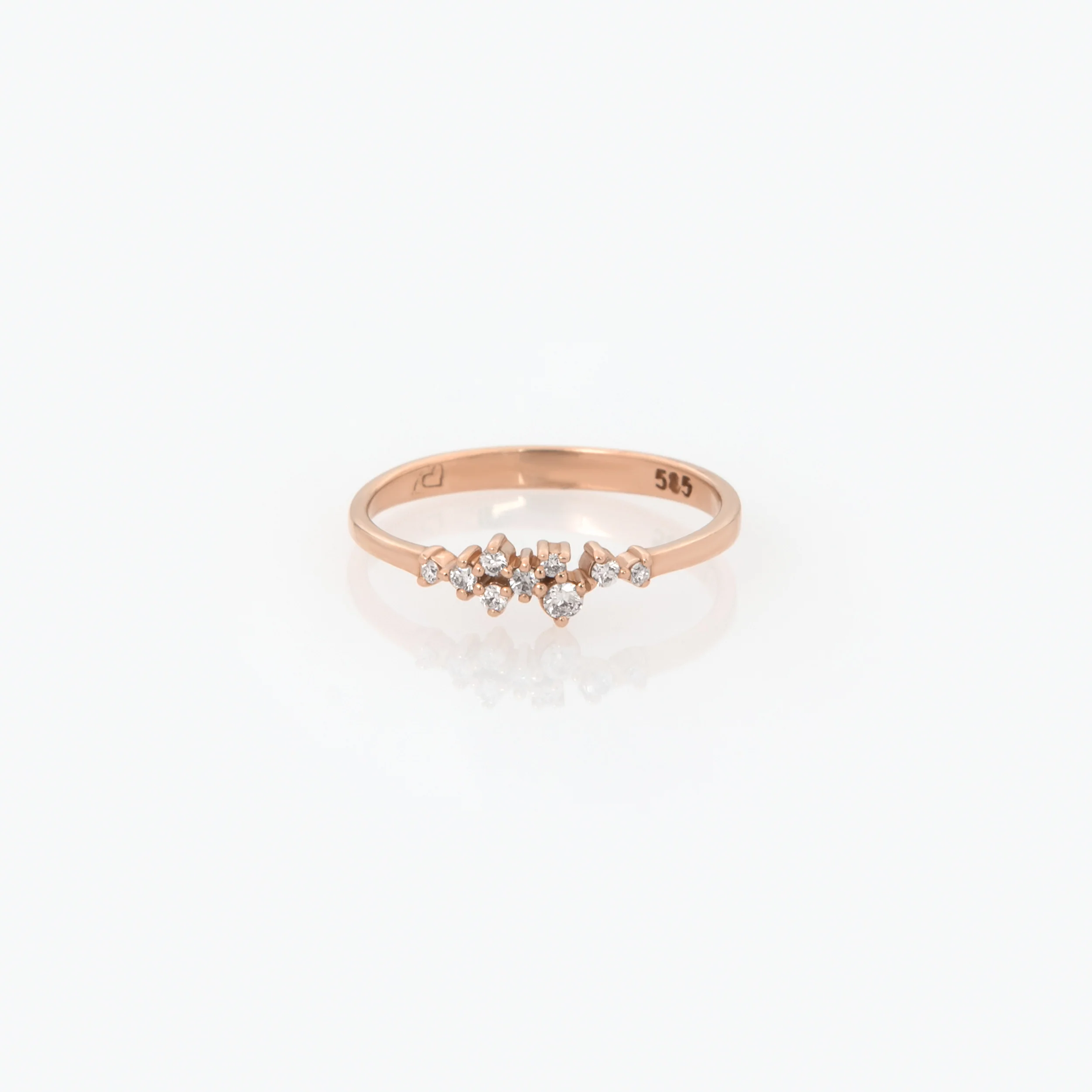 Gemstone Cluster Ring — additional product image 6 from AntEva Crafts