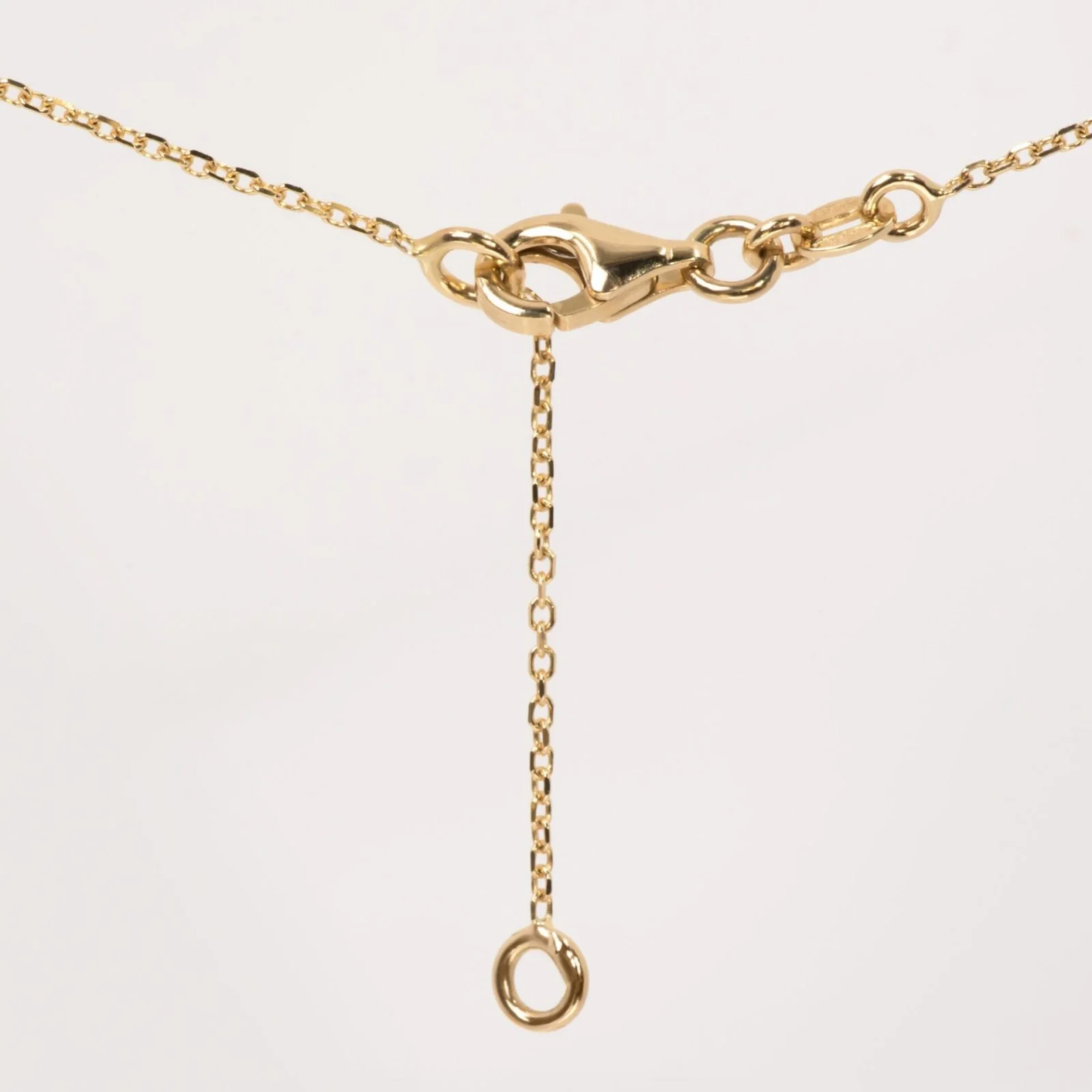 Necklace with Oval Clips and CZ — additional product image 7 from AntEva Crafts