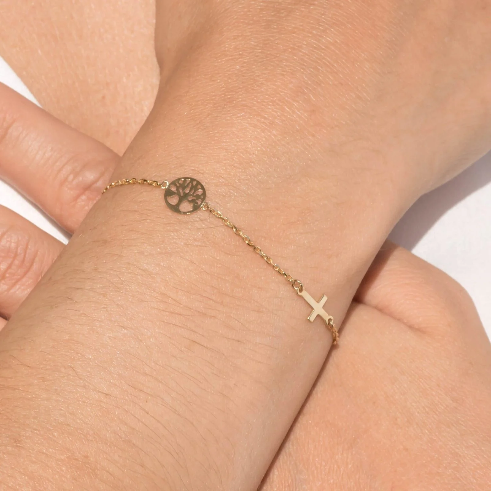 Tree of Life Chain Bracelet — additional product image 3 from AntEva Crafts