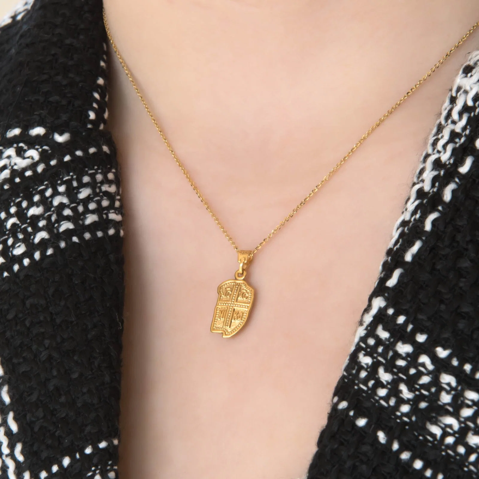 Jesus Christian Pendant Necklace — additional product image 10 from AntEva Crafts