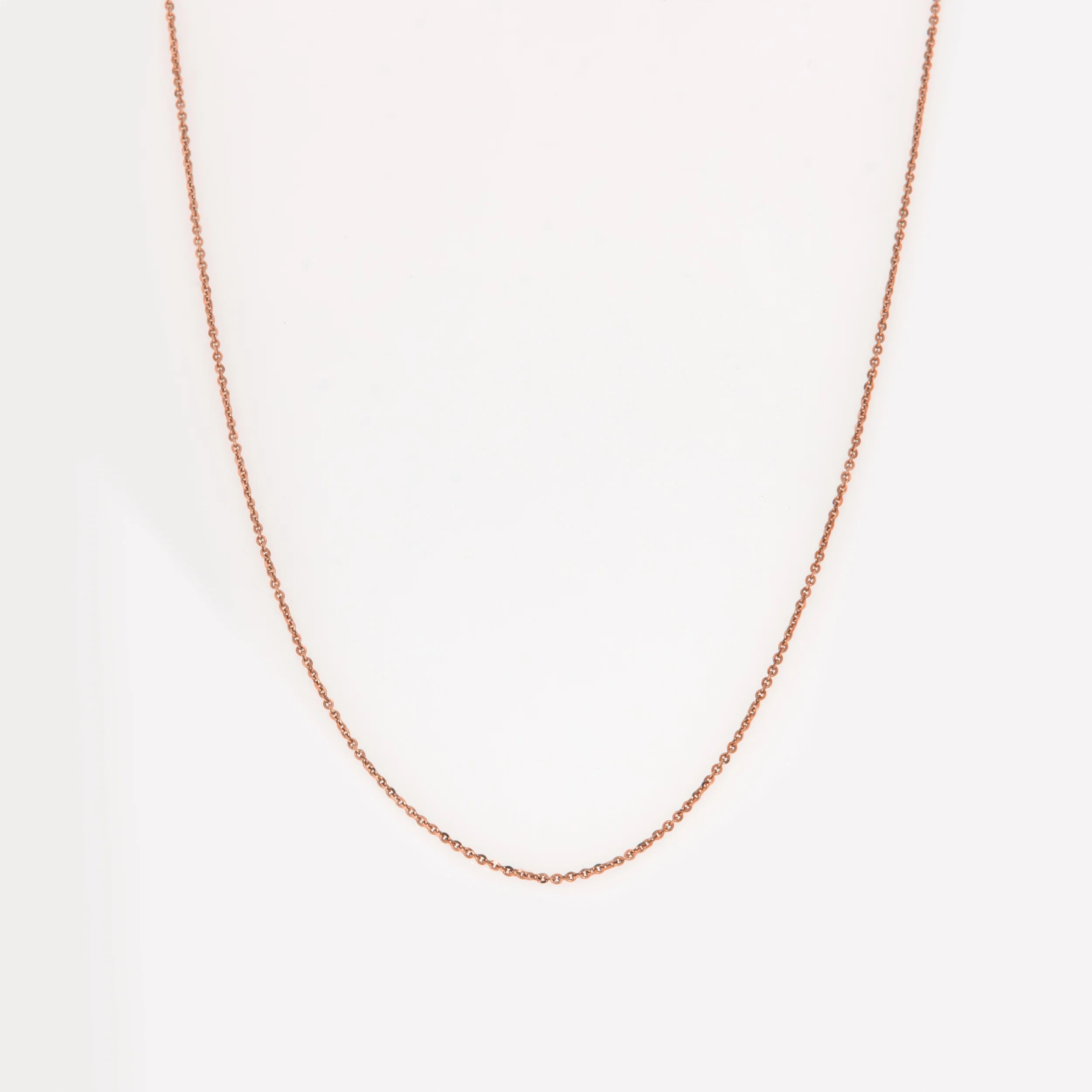 Solid Gold Cable Chain Necklace — additional product image 4 from AntEva Crafts