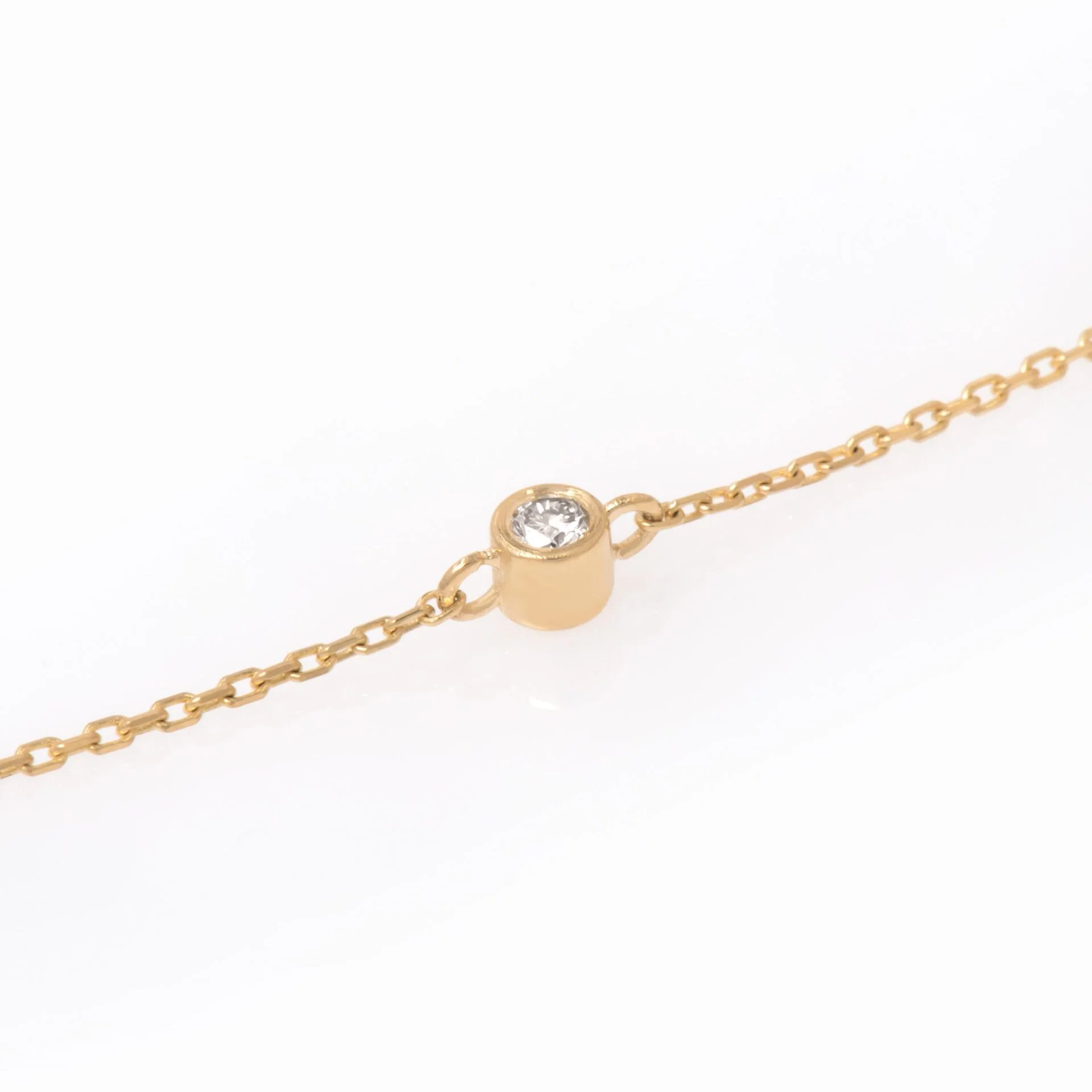 Diamond Station Necklace — additional product image 8 from AntEva Crafts