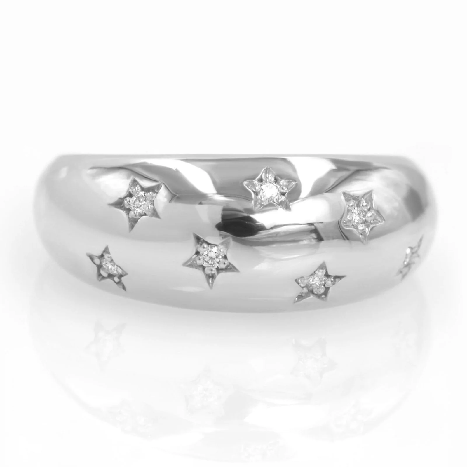 Diamond North Star Ring — additional product image 5 from AntEva Crafts