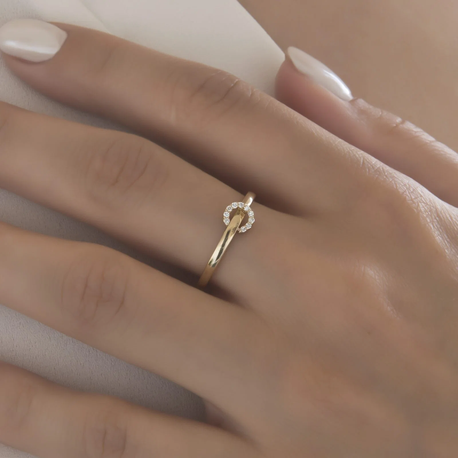 Circle Charm Ring — additional product image 4 from AntEva Crafts