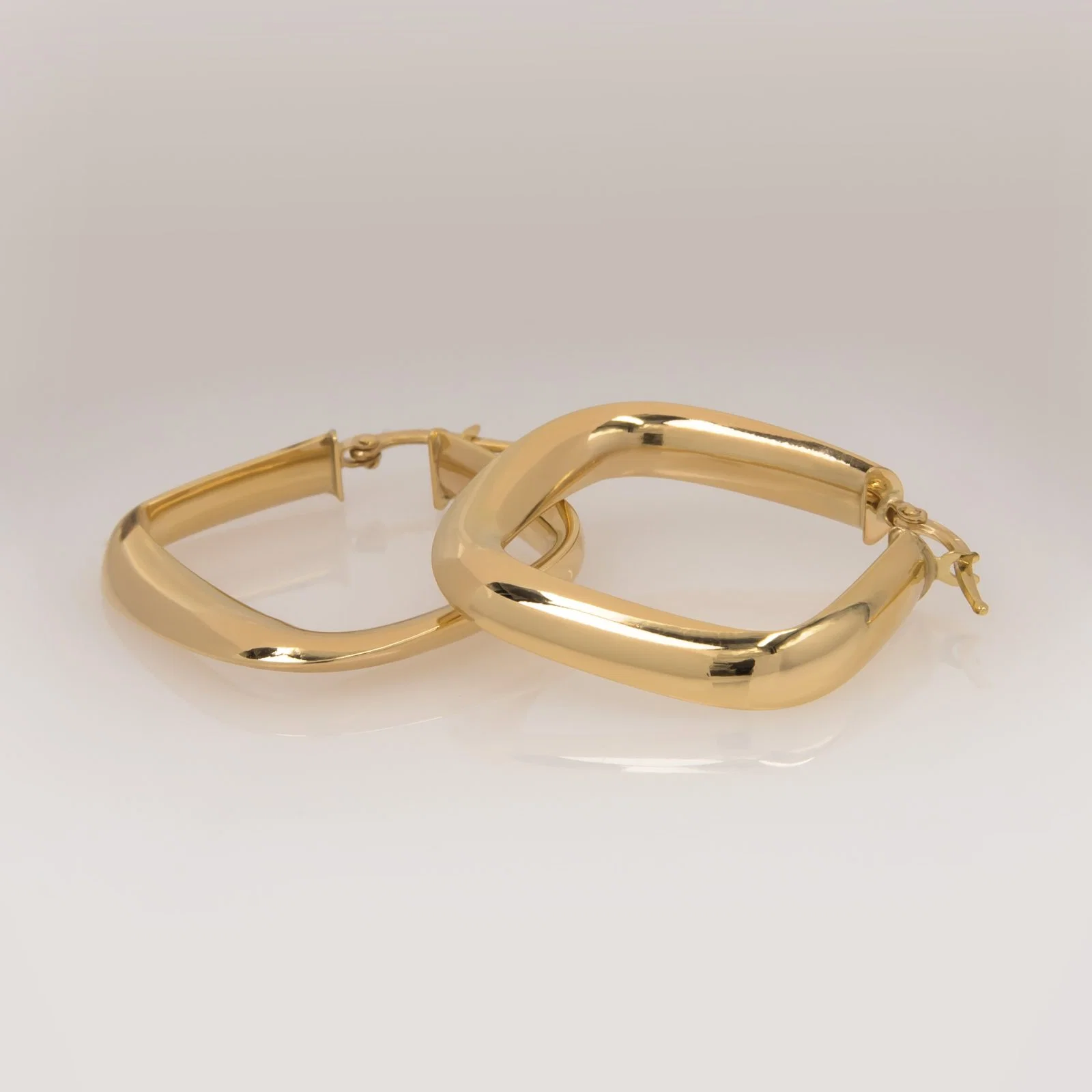 Rhombus Hoop Earrings — additional product image 6 from AntEva Crafts
