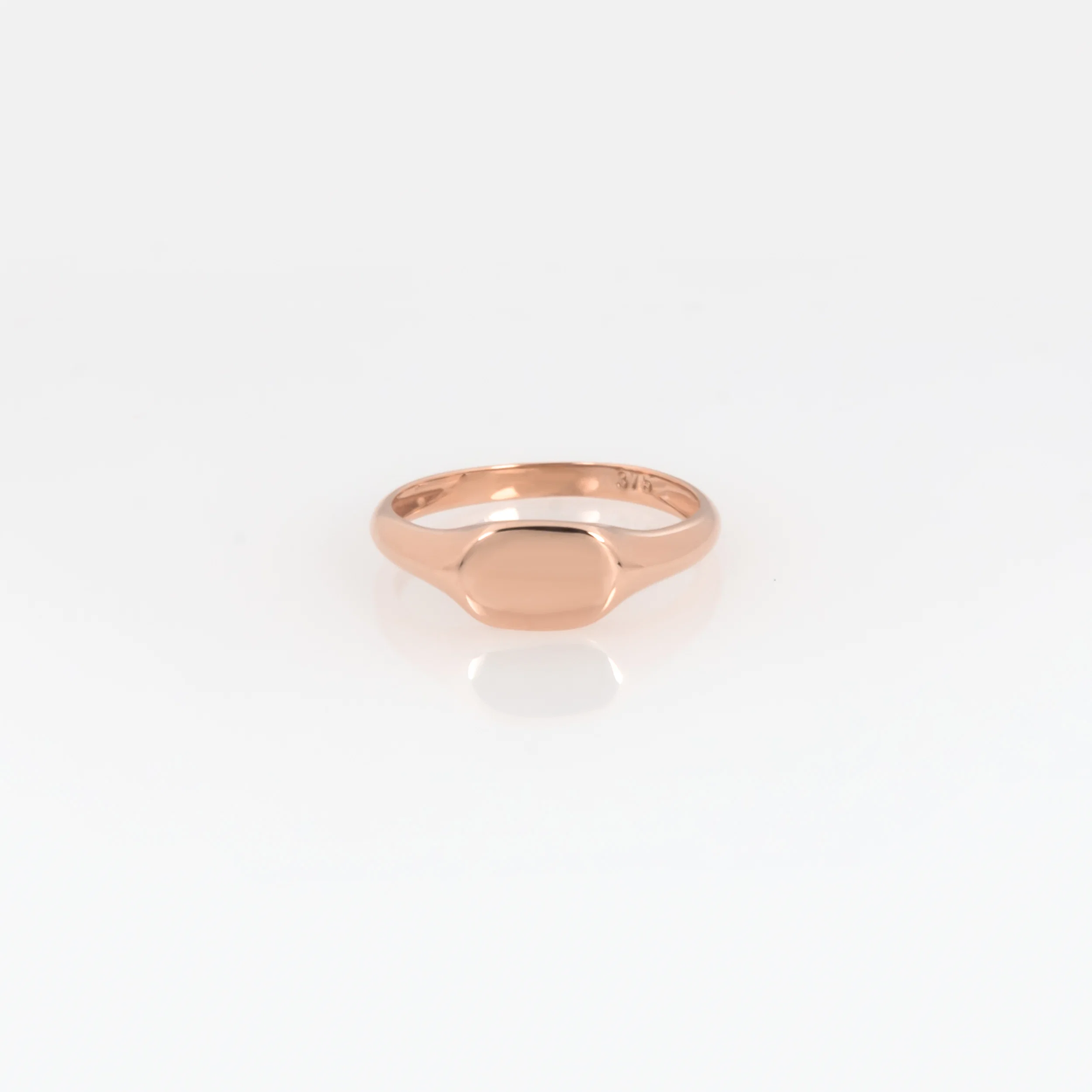 Personalized Signet Square Ring — additional product image 7 from AntEva Crafts