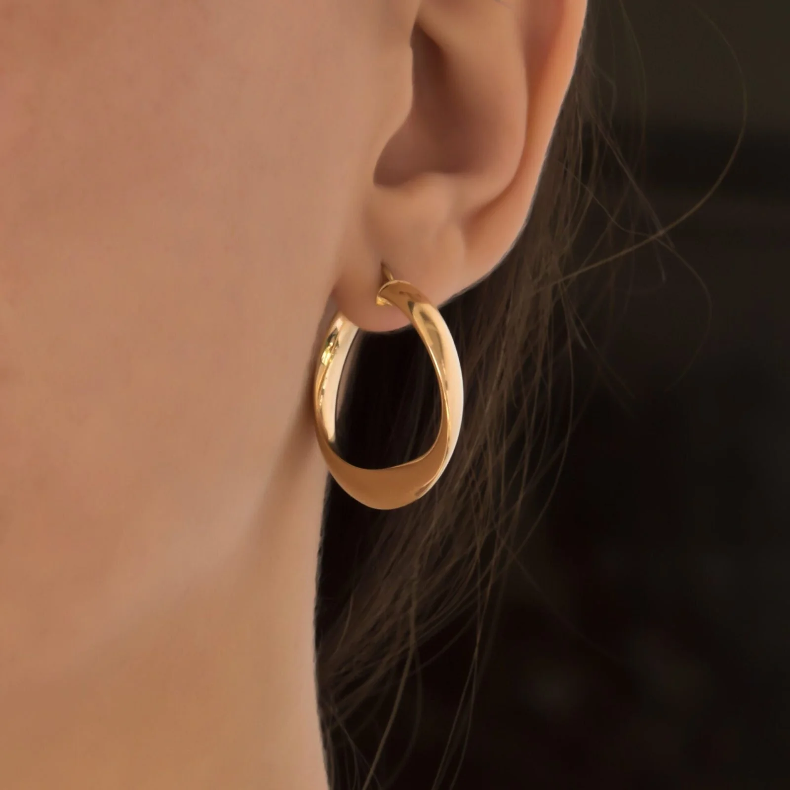 Mobius Hoop Earrings — additional product image 2 from AntEva Crafts