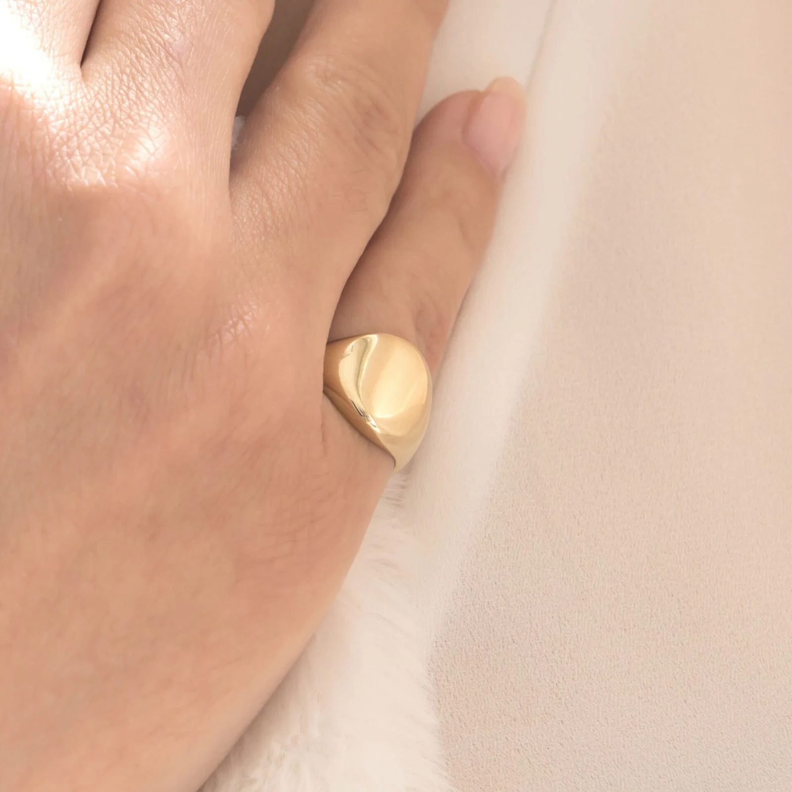 Signet Monogram Ring — additional product image 4 from AntEva Crafts