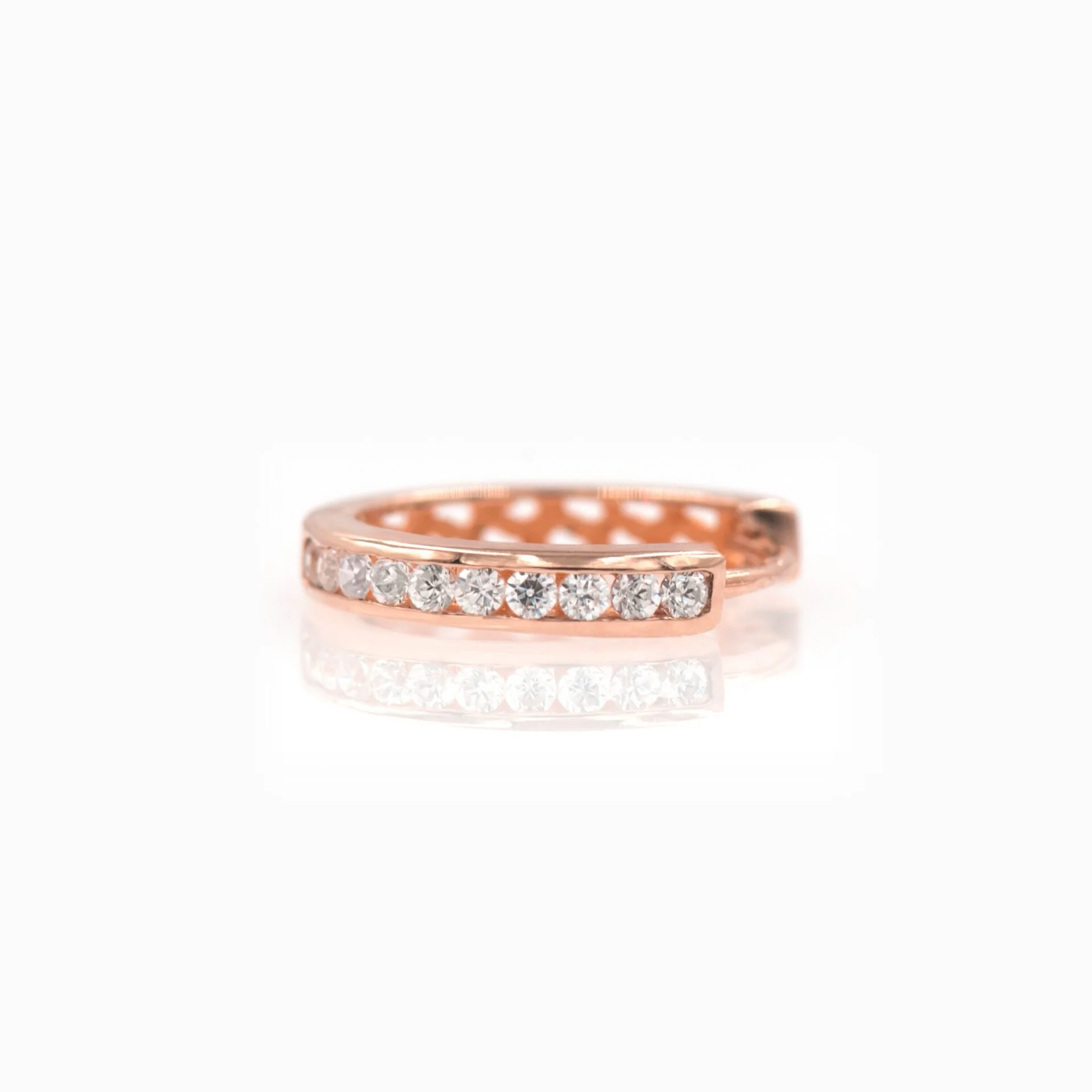 Mini Hoop Gemstone Earrings — additional product image 9 from AntEva Crafts