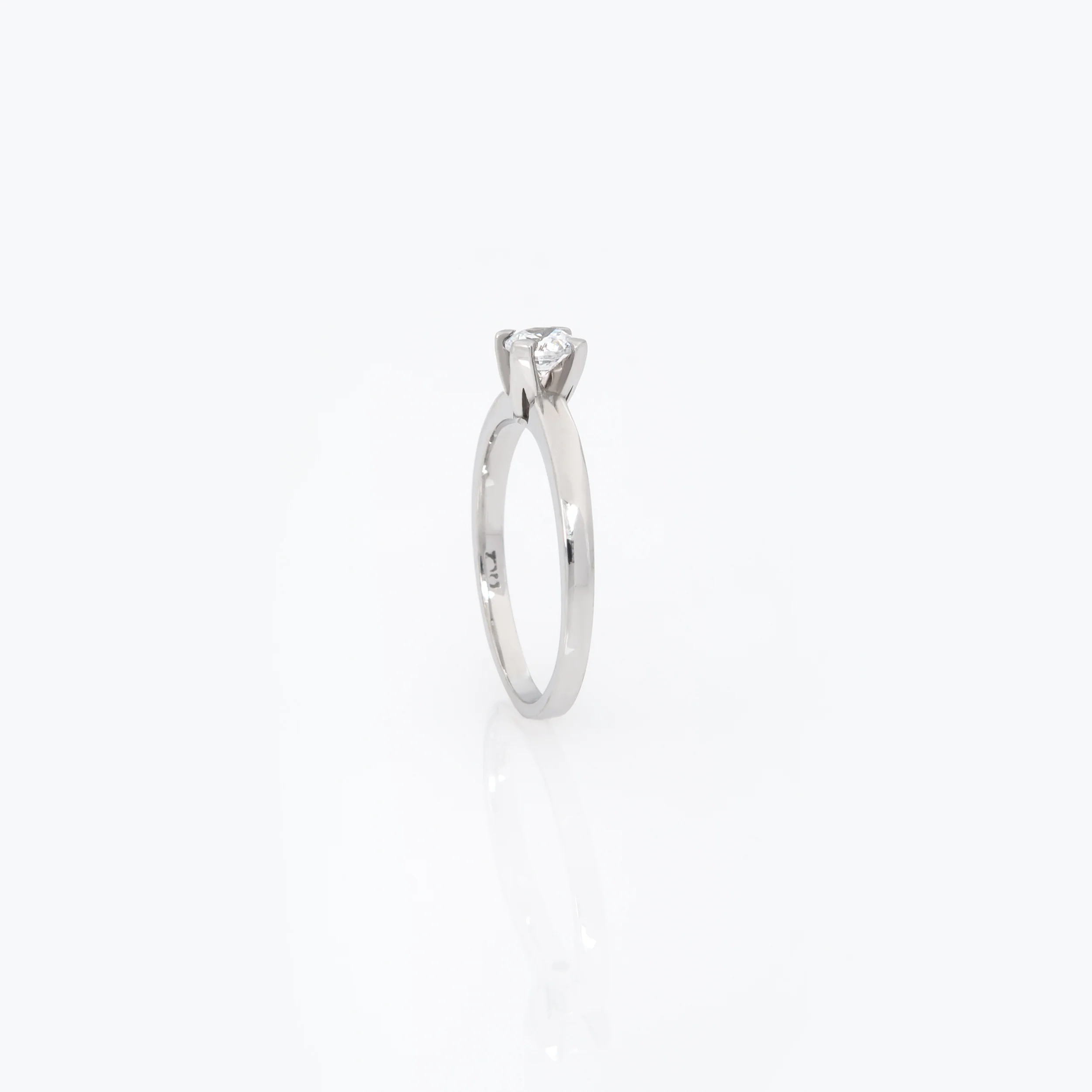 Timeless Solitaire Promise Ring — additional product image 3 from AntEva Crafts