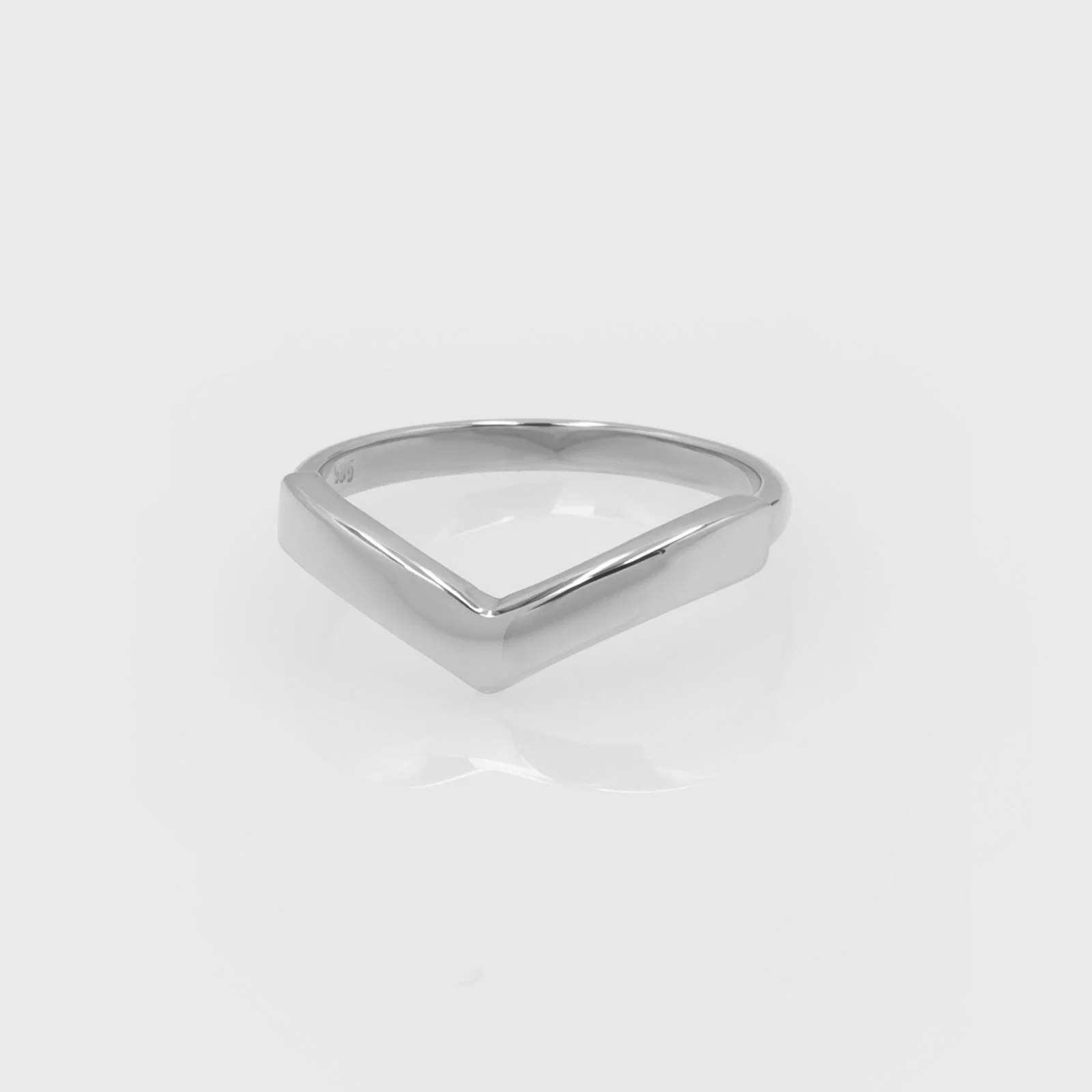 Minimalist V Ring — additional product image 6 from AntEva Crafts