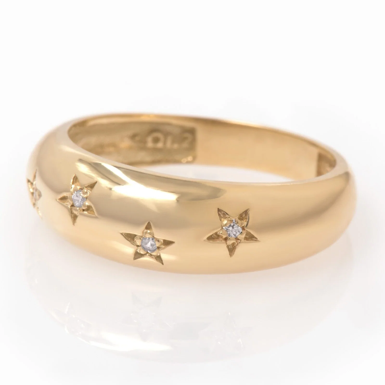 Diamond Starburst Ring — additional product image 5 from AntEva Crafts