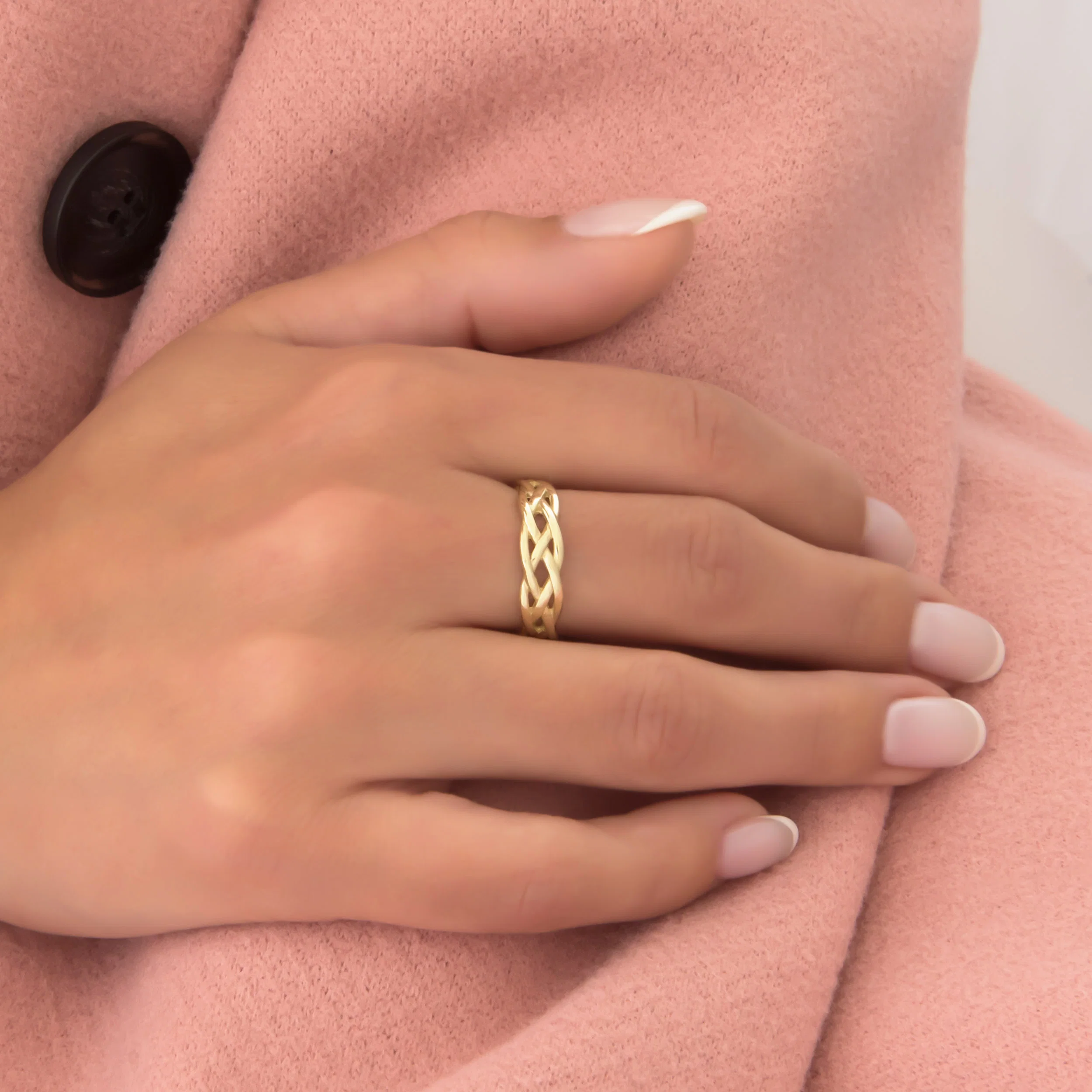 Irish Knot Chain Ring — additional product image 4 from AntEva Crafts