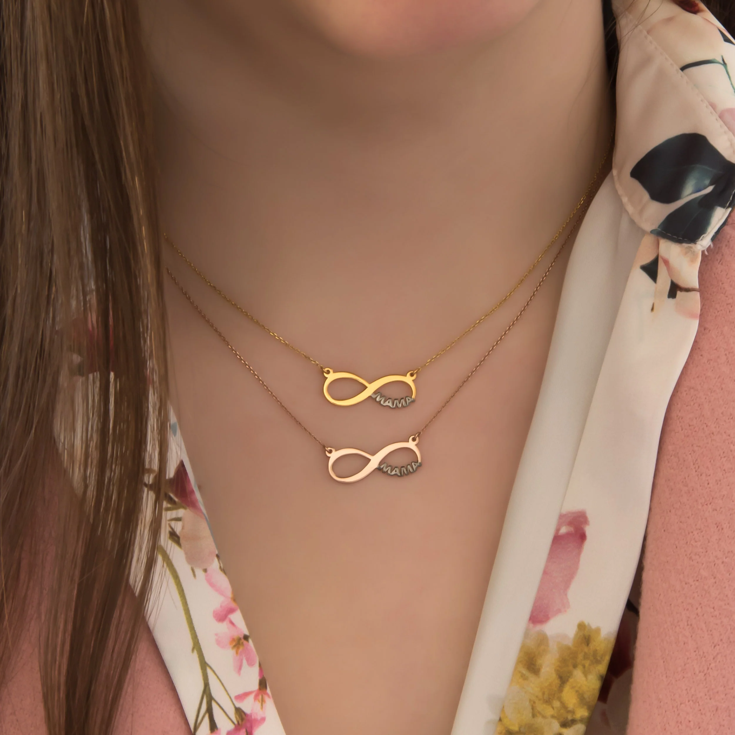 Silver Infinity Mama Necklace — additional product image 6 from AntEva Crafts