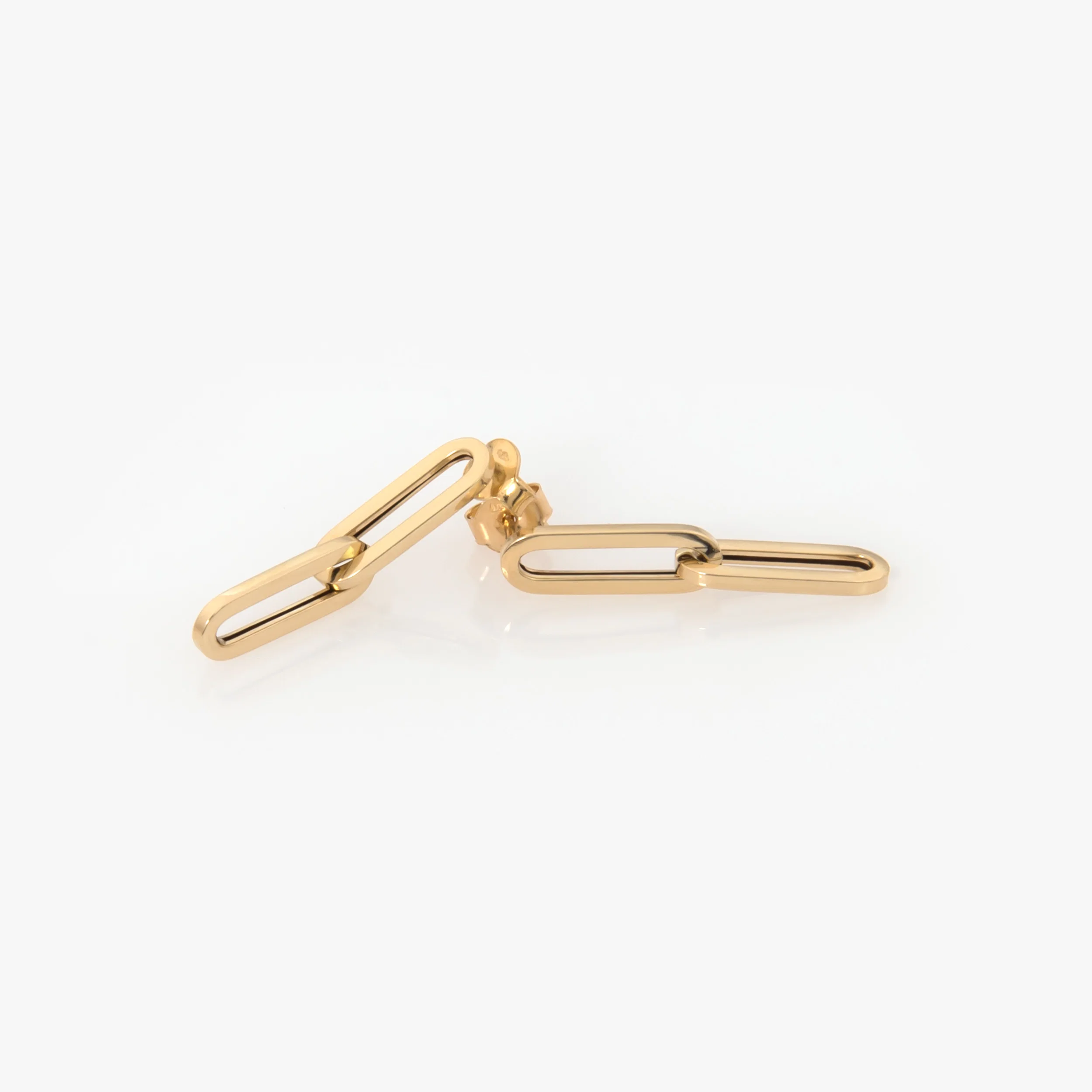 Paperclip Drop Earrings — additional product image 4 from AntEva Crafts