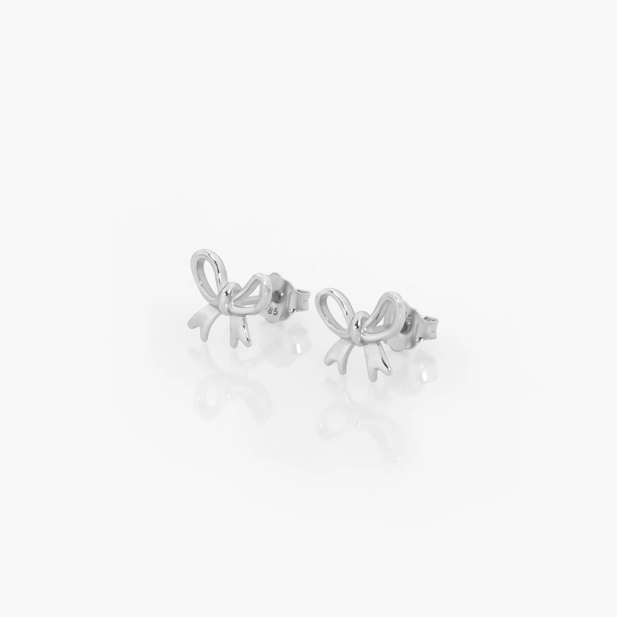 Elegant Bow Stud Earrings — additional product image 4 from AntEva Crafts
