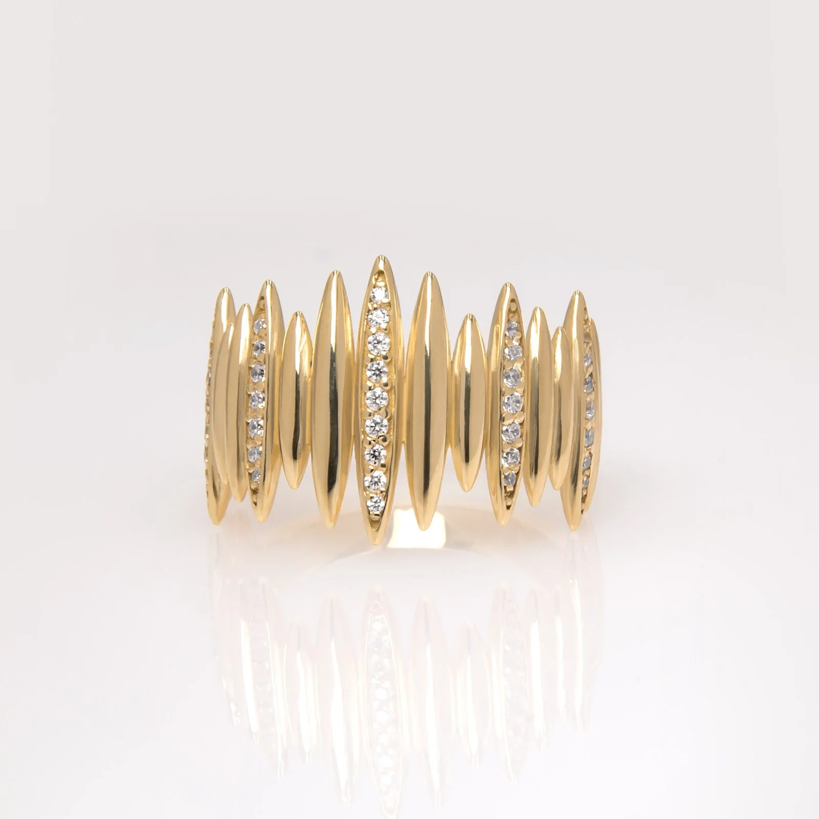 Line Dome Ring — additional product image 3 from AntEva Crafts