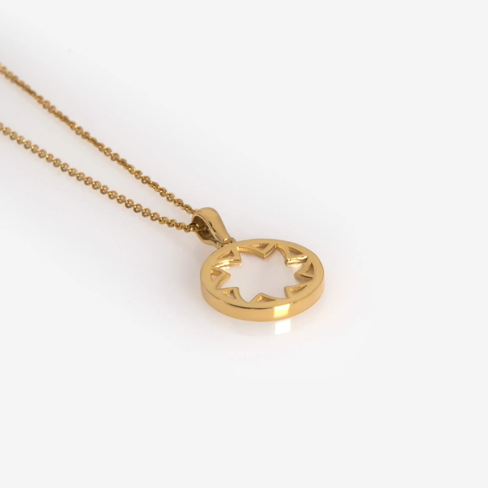 Mother of Pearl Flower Pendant — additional product image 4 from AntEva Crafts