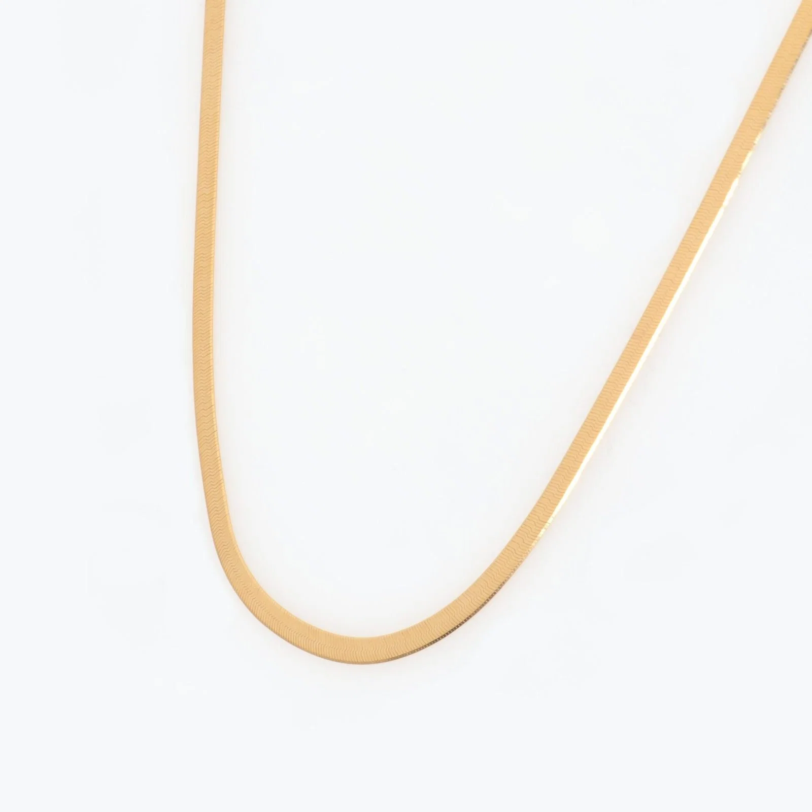 Herringbone Snake Chain 3.8mm — additional product image 4 from AntEva Crafts