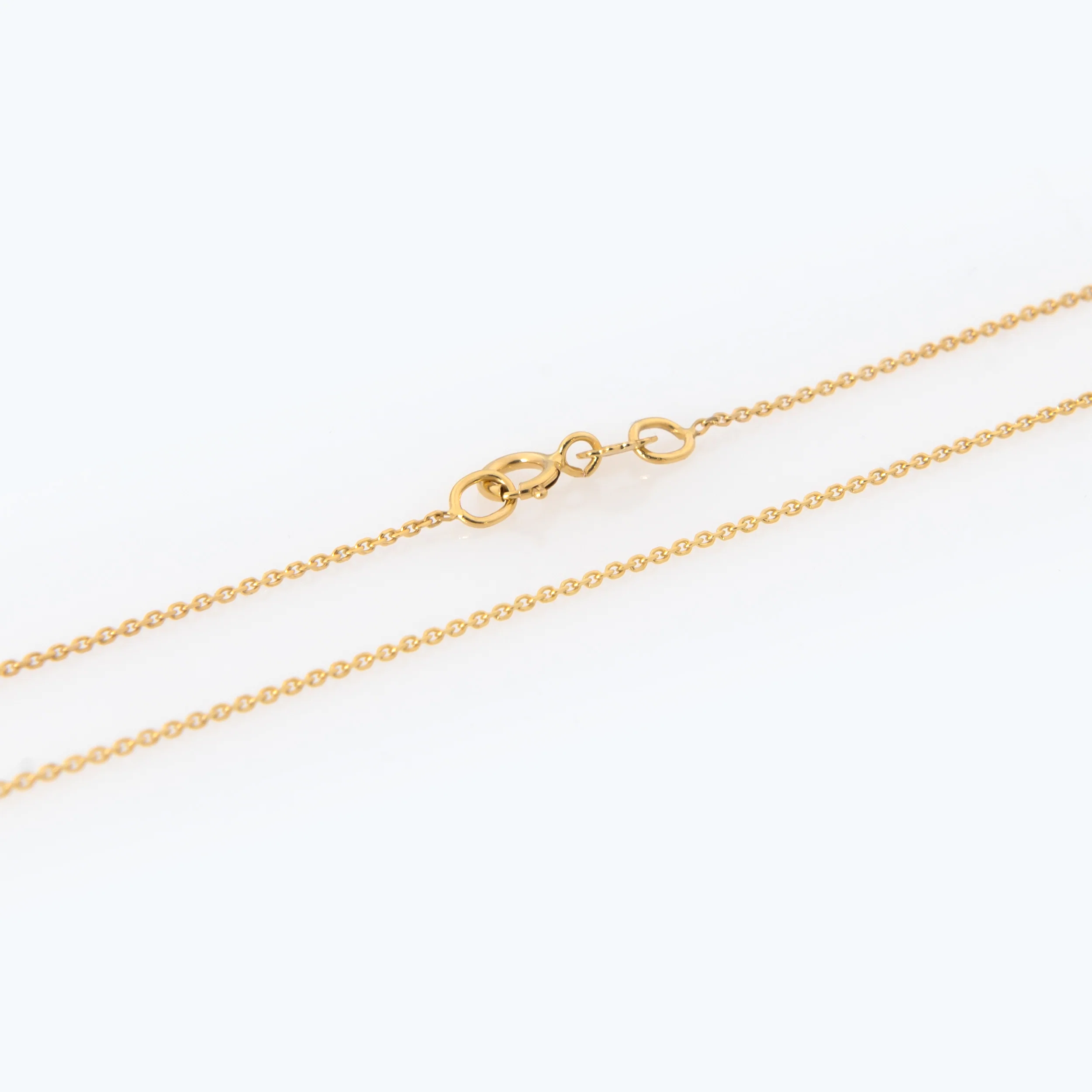 Solid Gold 0.5mm Thin Cable Chain — additional product image 2 from AntEva Crafts