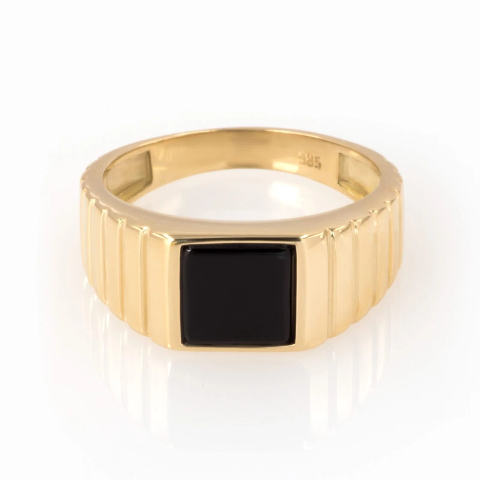 Black Onyx Signet Ring — additional product image 3 from AntEva Crafts