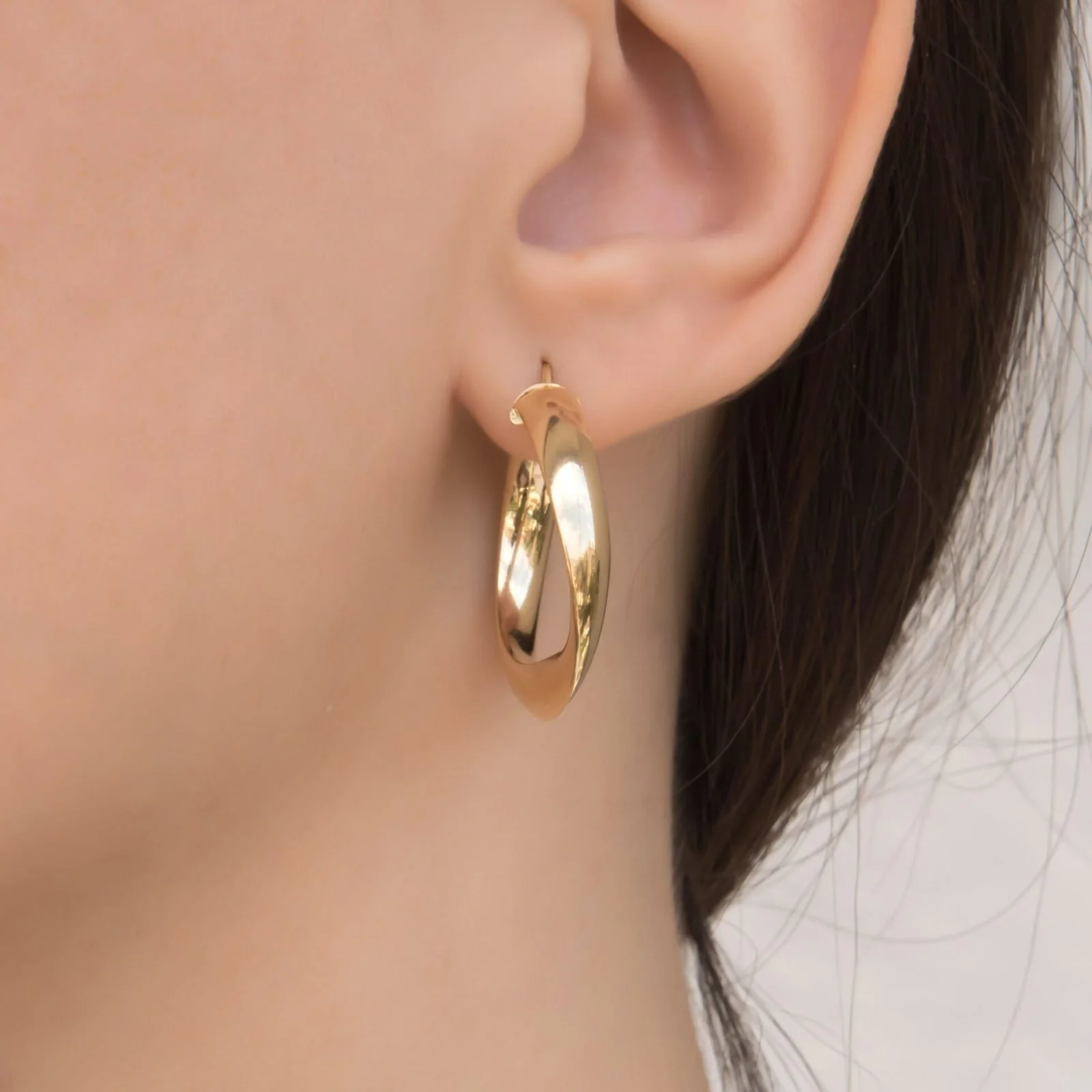 Mobius Hoop Earrings — additional product image 4 from AntEva Crafts