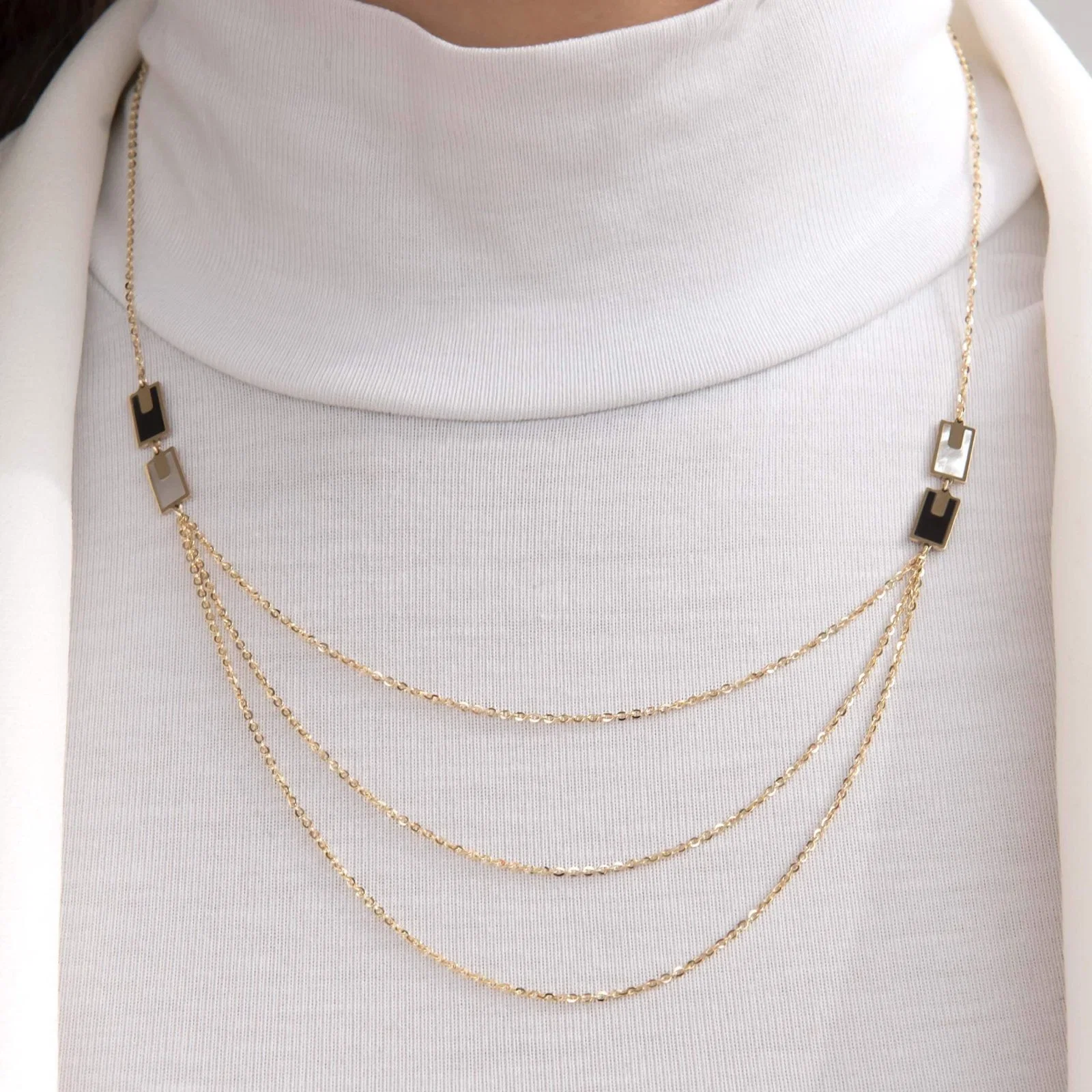 Triple Charm Necklace — additional product image 2 from AntEva Crafts