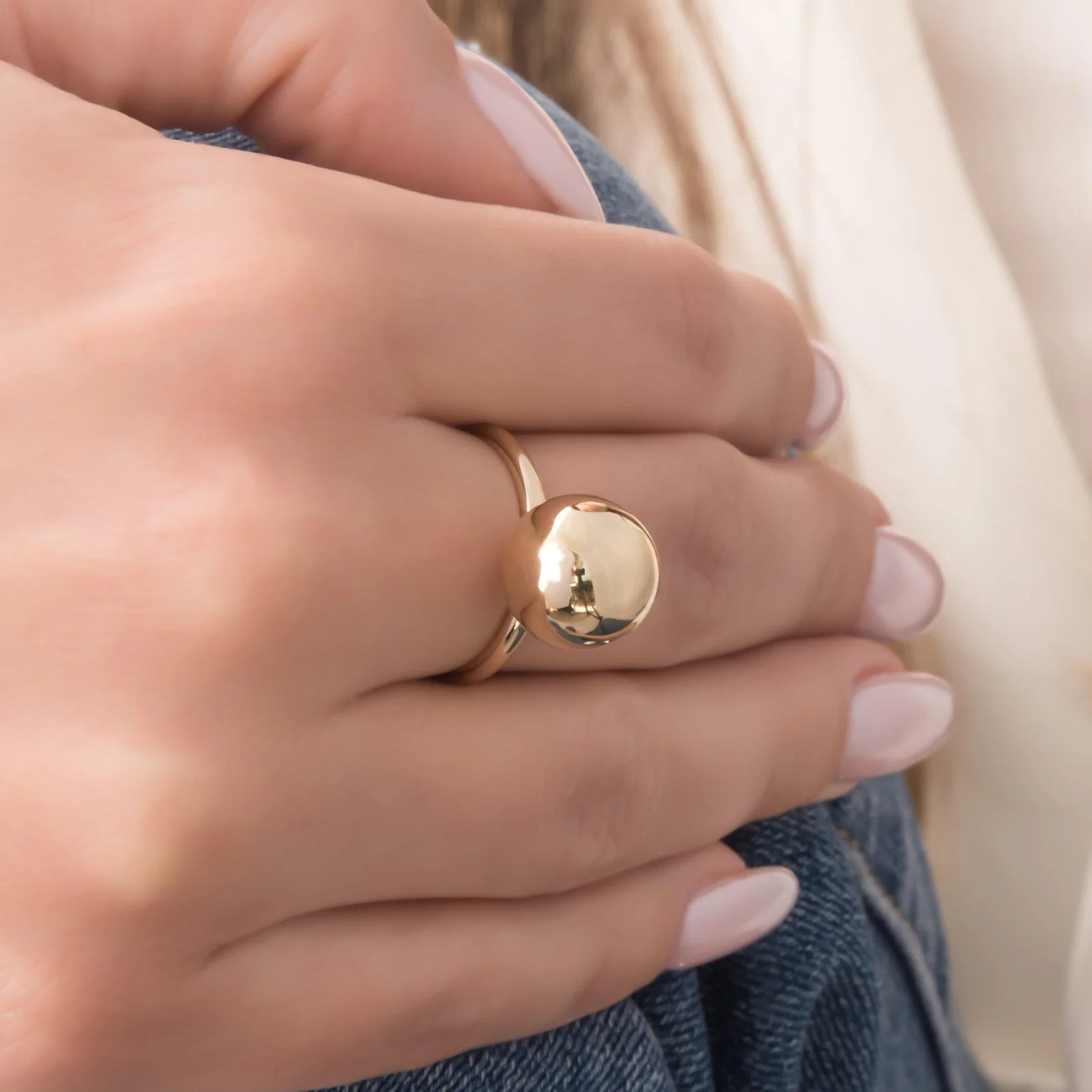 Ball Ring 12mm — additional product image 3 from AntEva Crafts