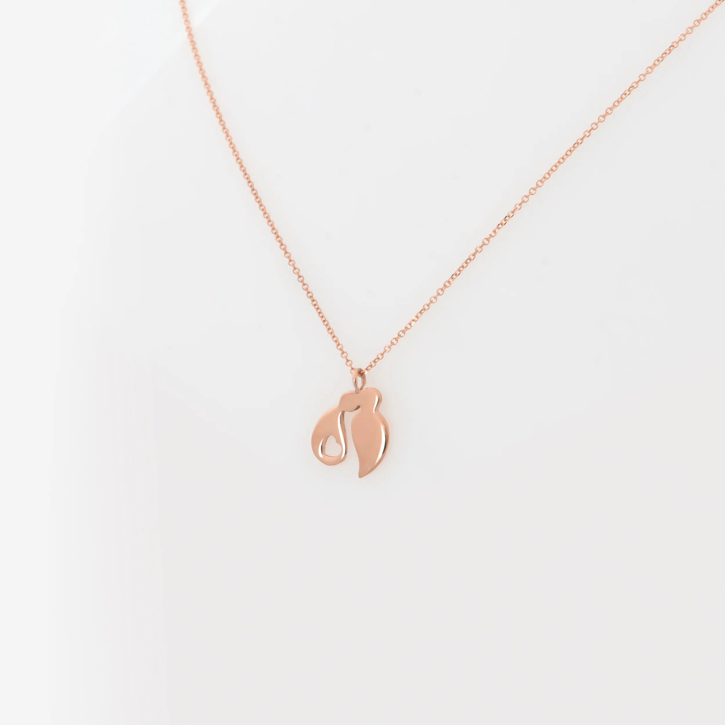 Solid Gold Family Necklace — additional product image 6 from AntEva Crafts