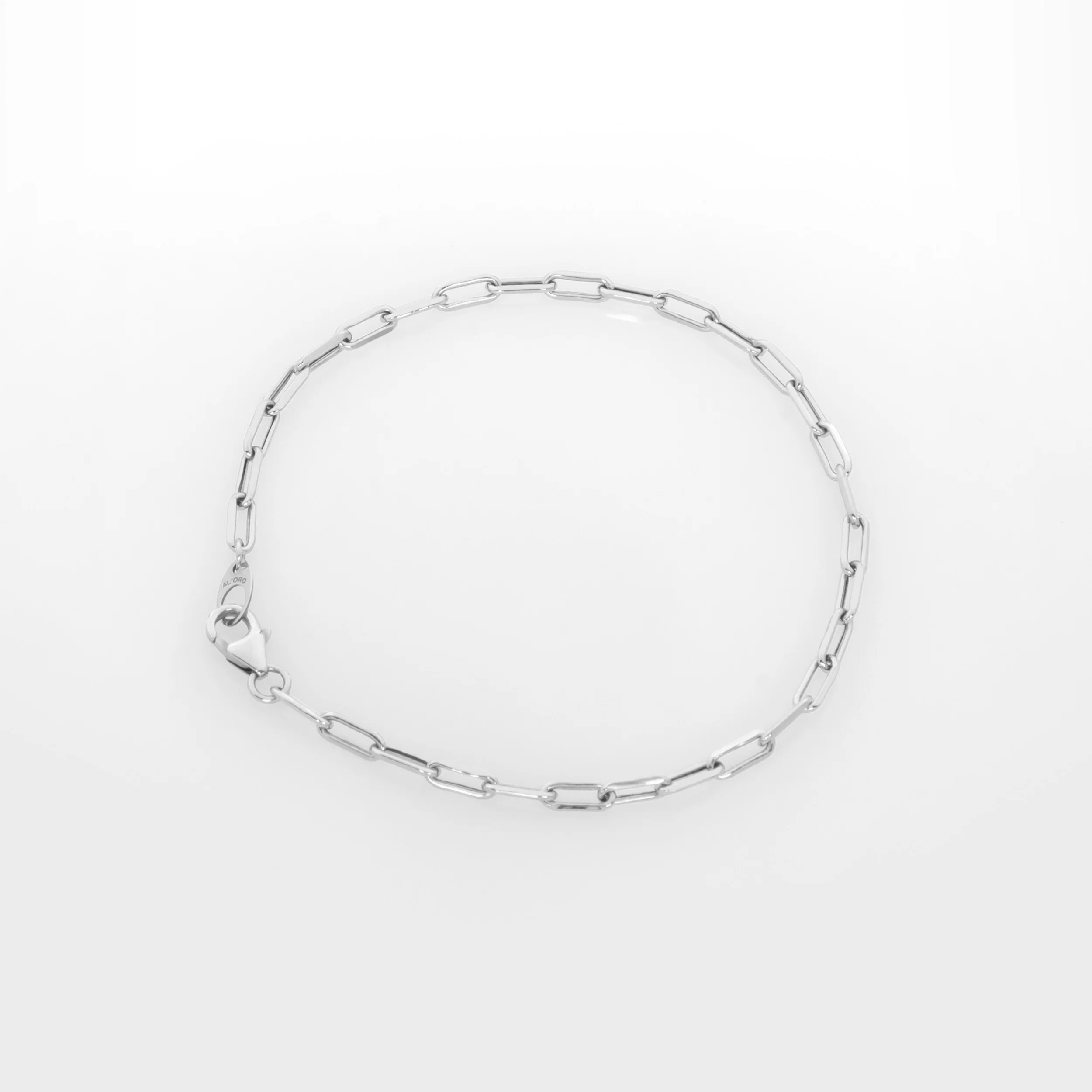 Minimalist Paperclip Gold Bracelet — additional product image 3 from AntEva Crafts