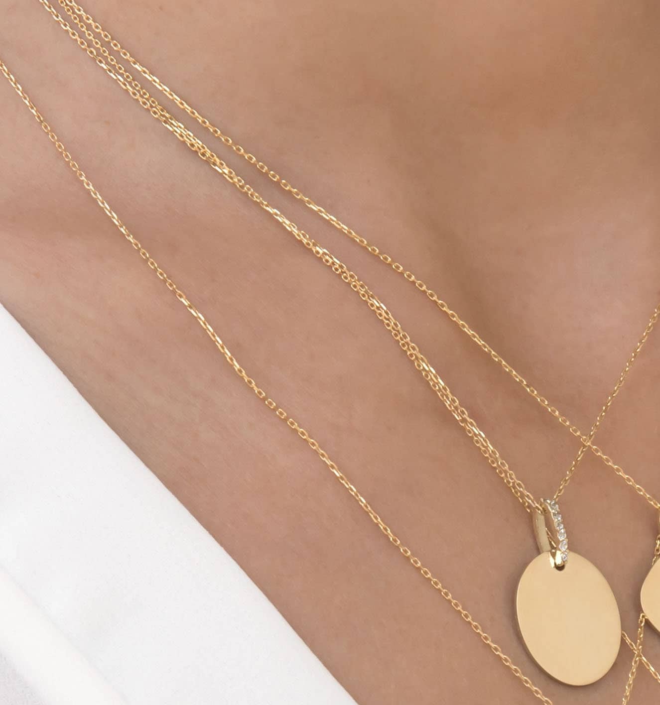 Circle Tag Necklace — additional product image 6 from AntEva Crafts
