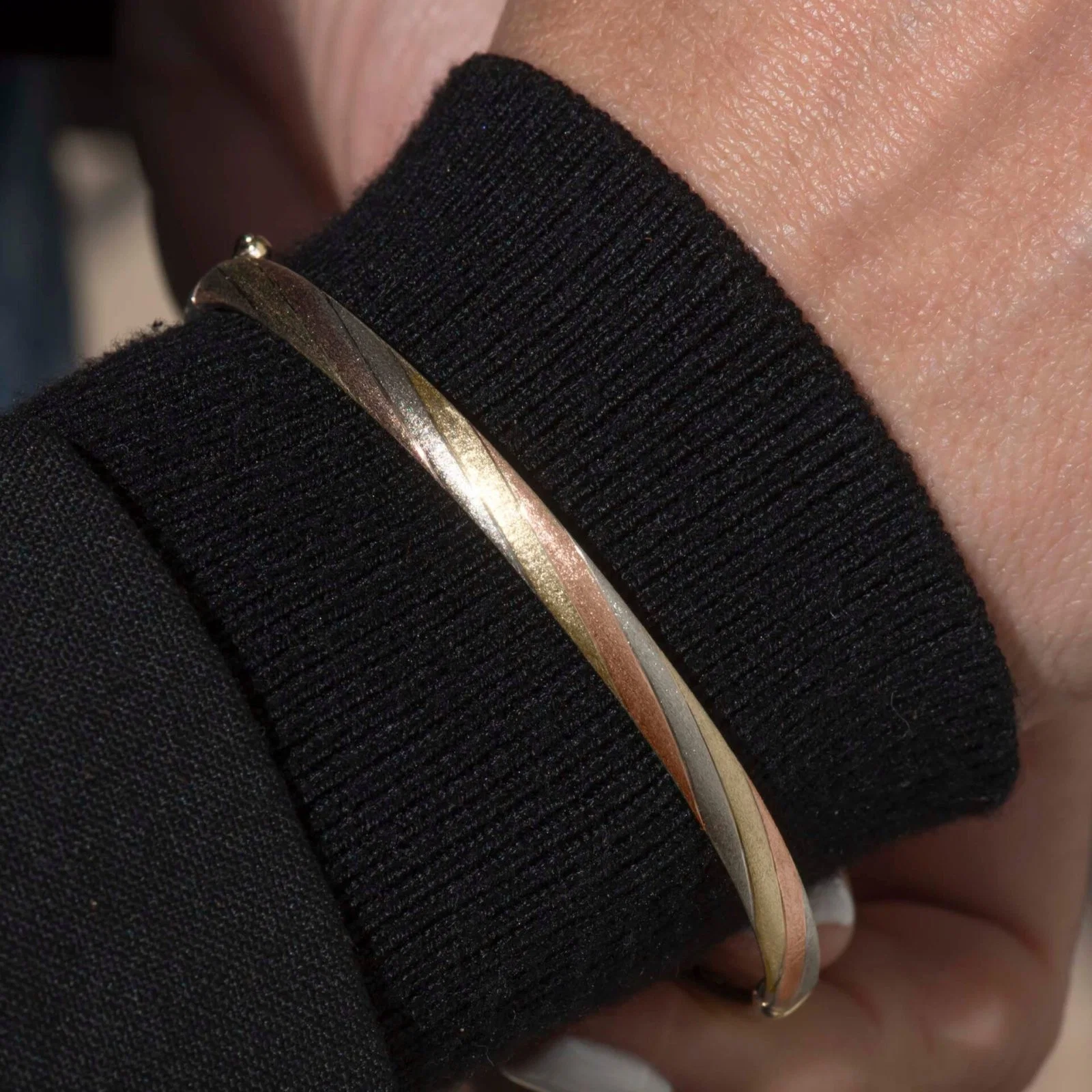 Classic Three Tone Bangle — additional product image 2 from AntEva Crafts