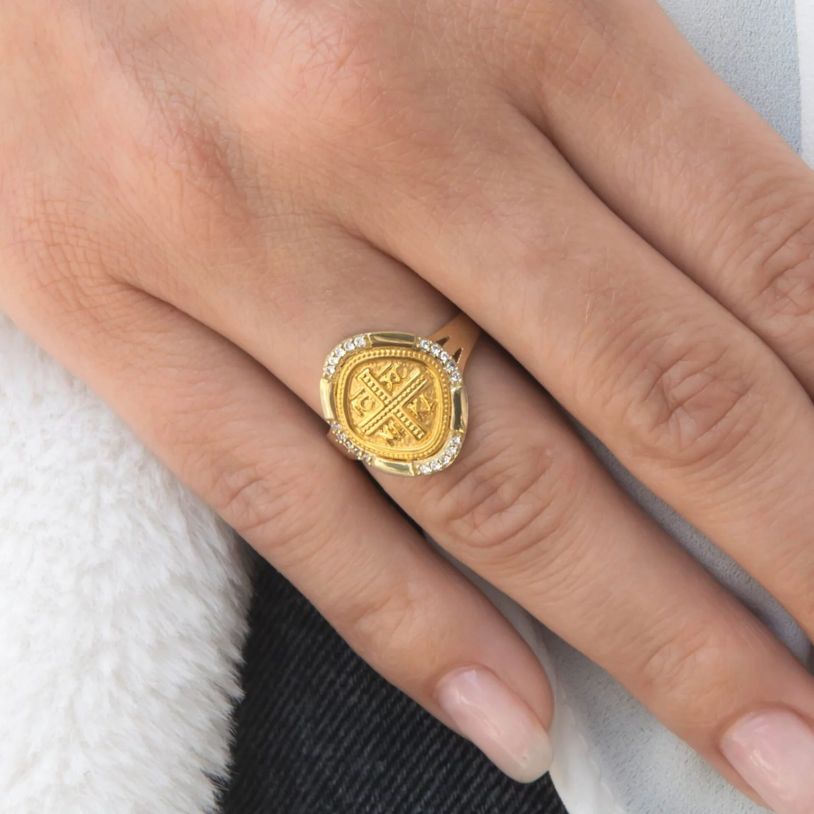 Christian Cross Ring — additional product image 2 from AntEva Crafts