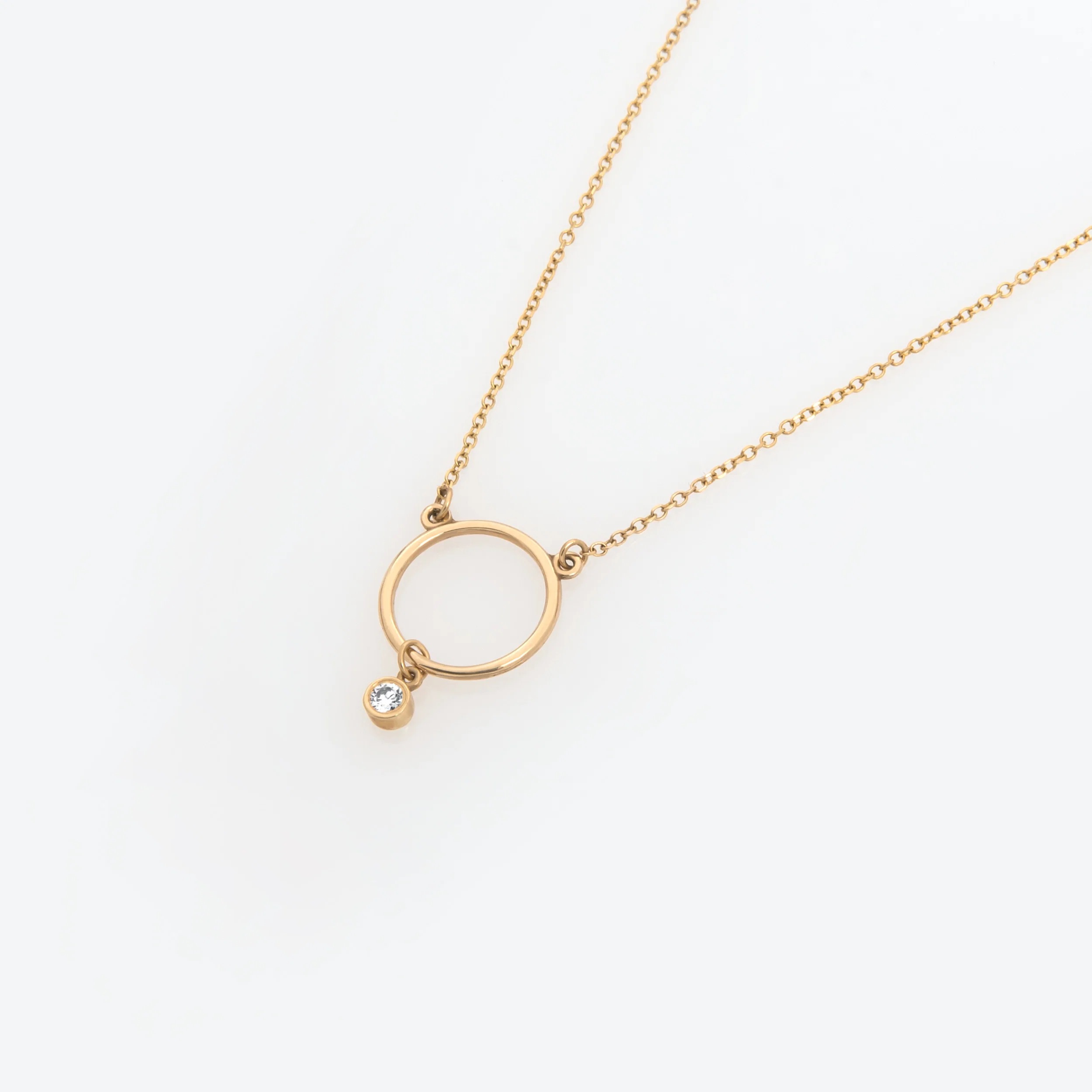 Hanging Charm Chain Necklace — additional product image 3 from AntEva Crafts