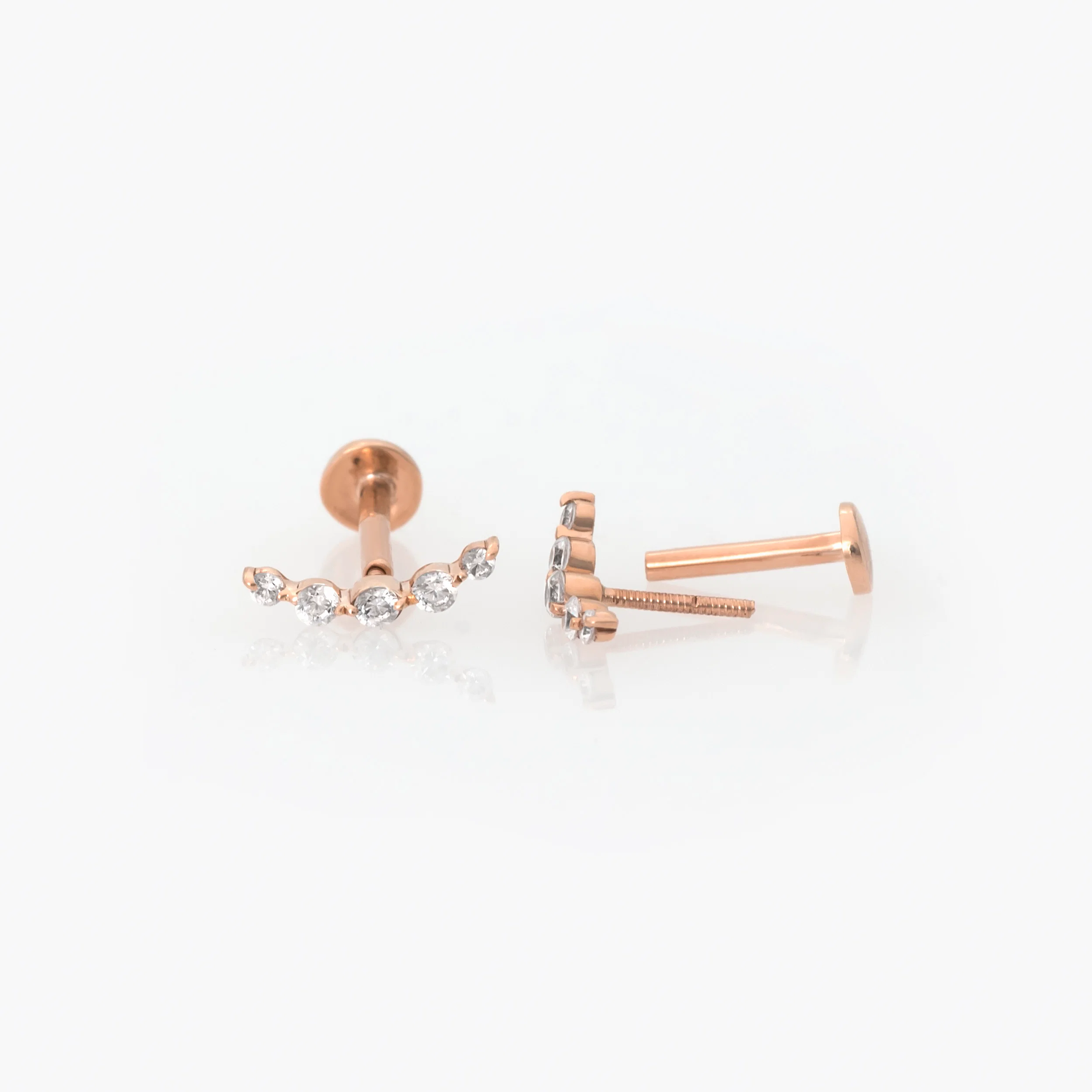 Cluster Helix Piercing Earrings — additional product image 5 from AntEva Crafts