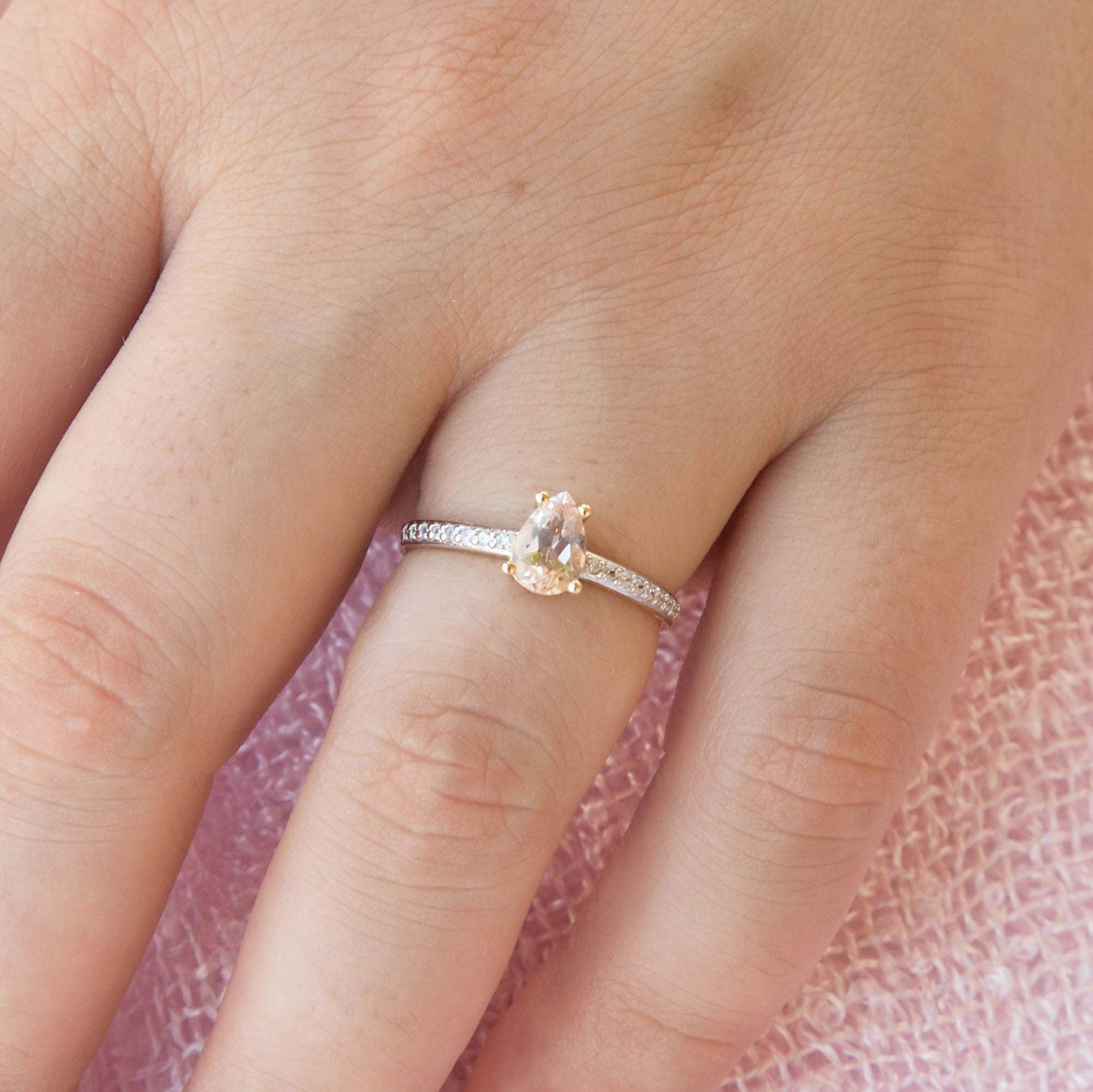Teardrop Ring — additional product image 2 from AntEva Crafts