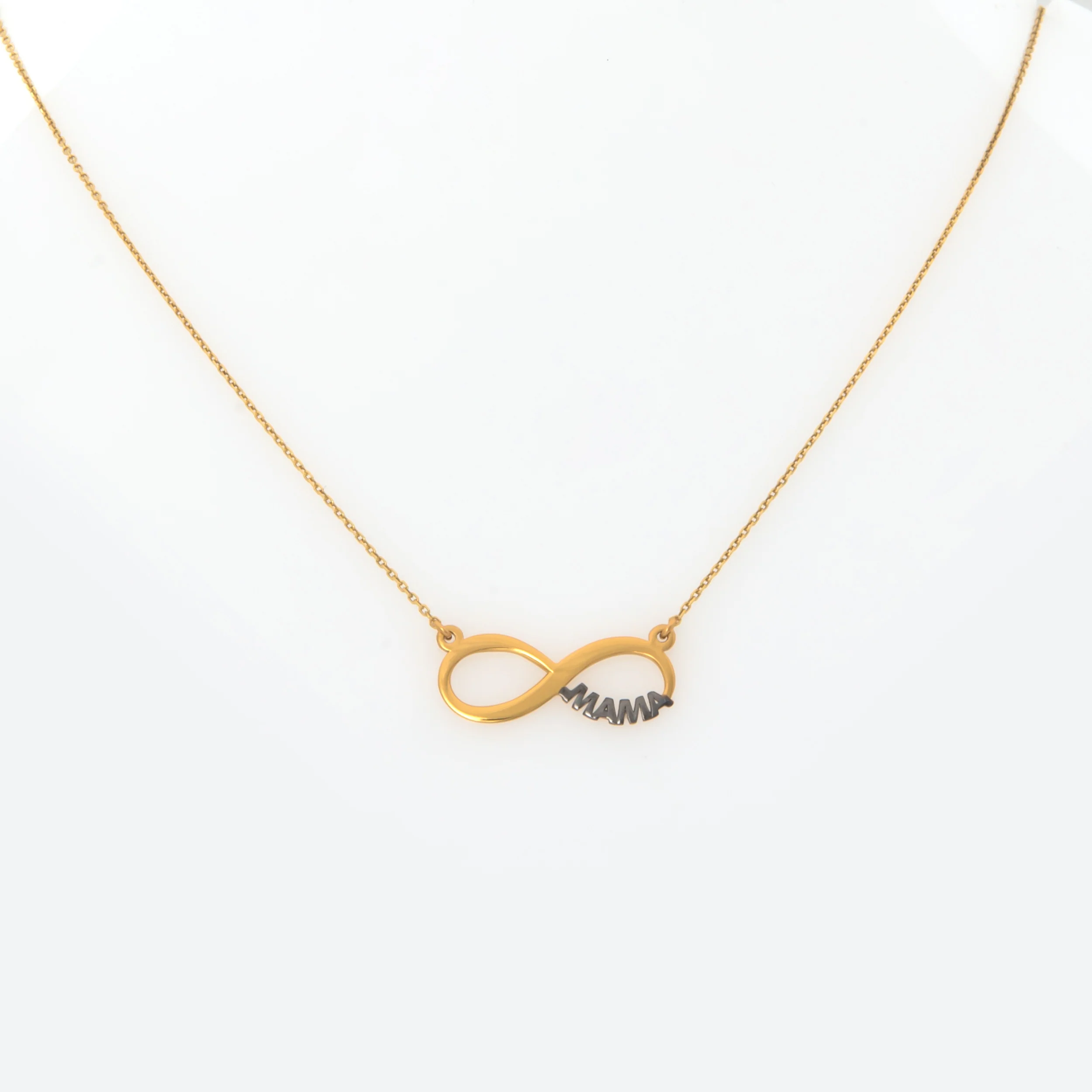 Silver Infinity Mama Necklace