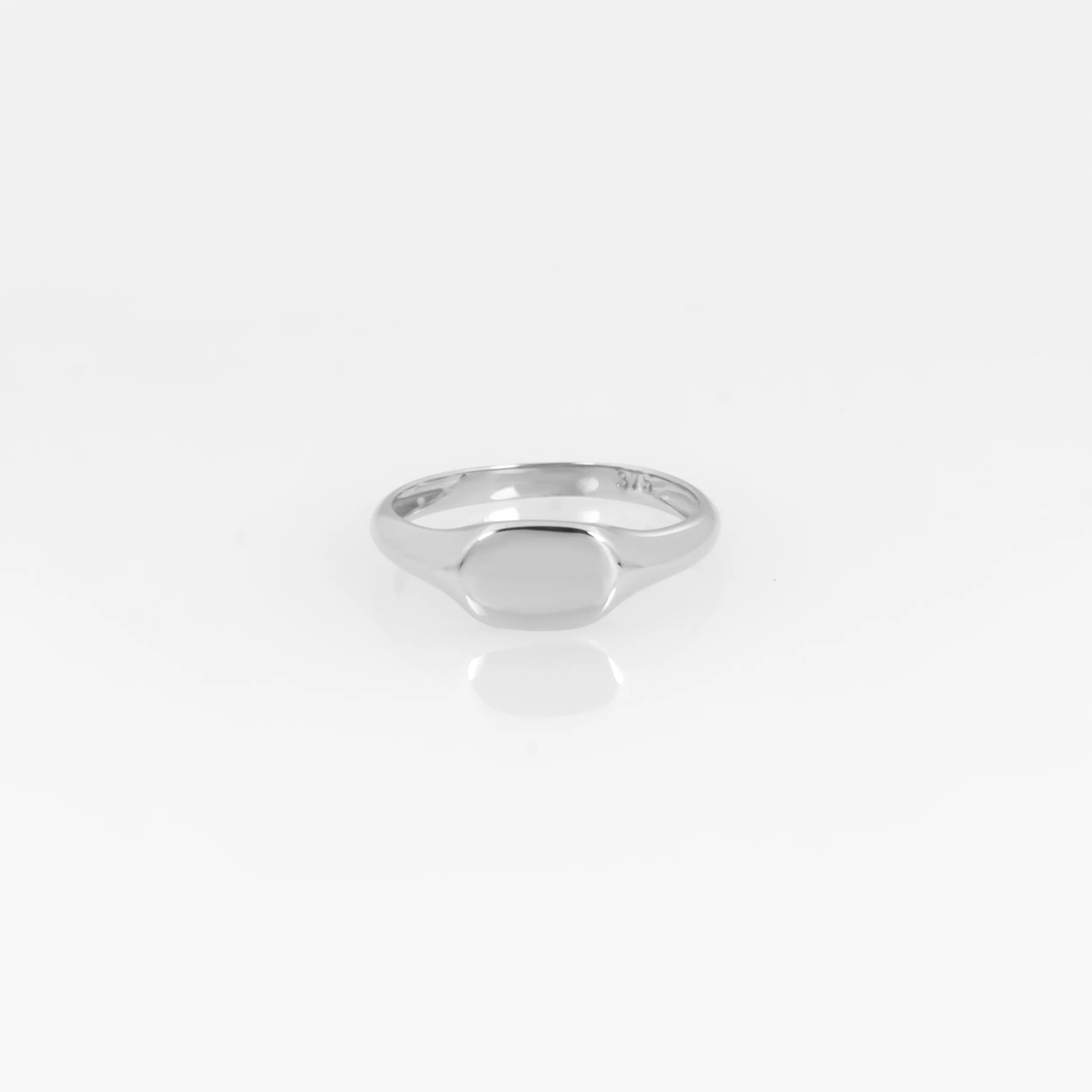 Personalized Signet Square Ring — additional product image 5 from AntEva Crafts