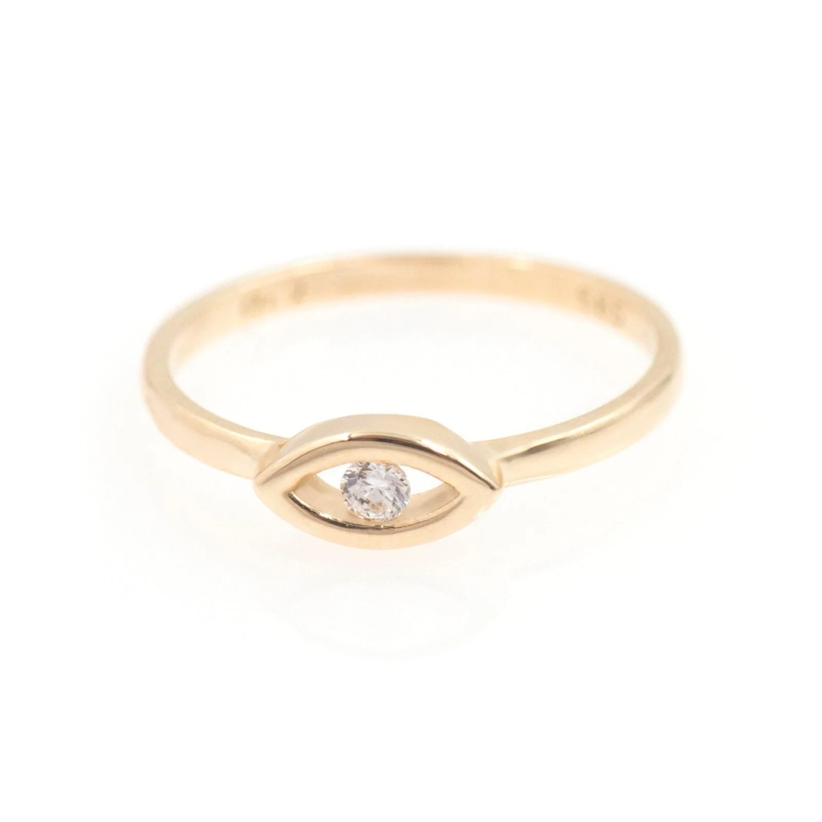 Evil Eye Diamond Ring — additional product image 4 from AntEva Crafts