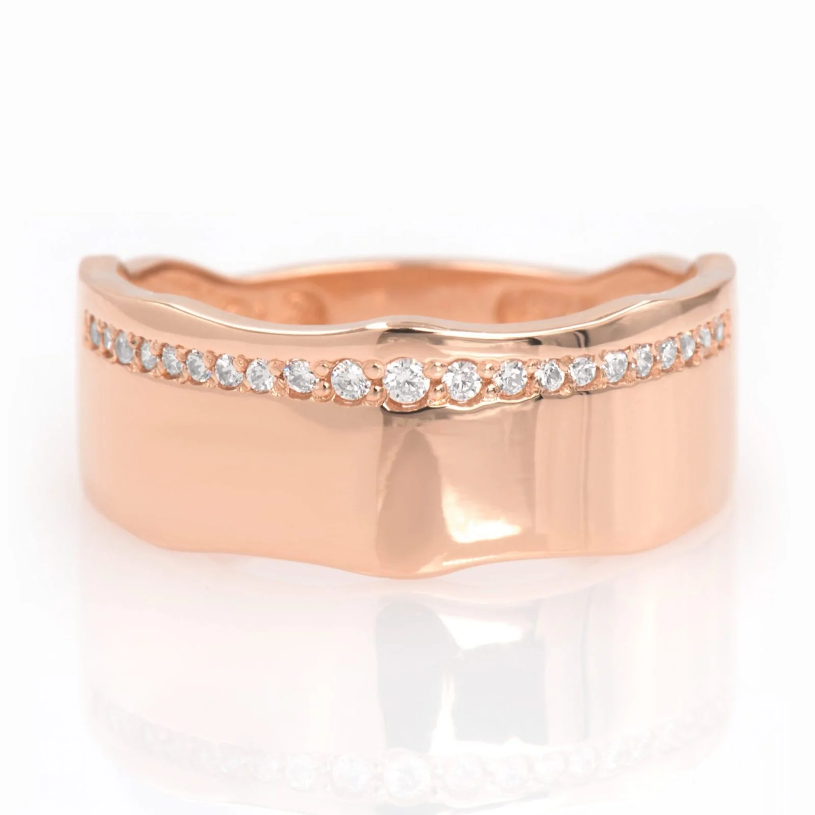 Diamond Band Ring — additional product image 8 from AntEva Crafts