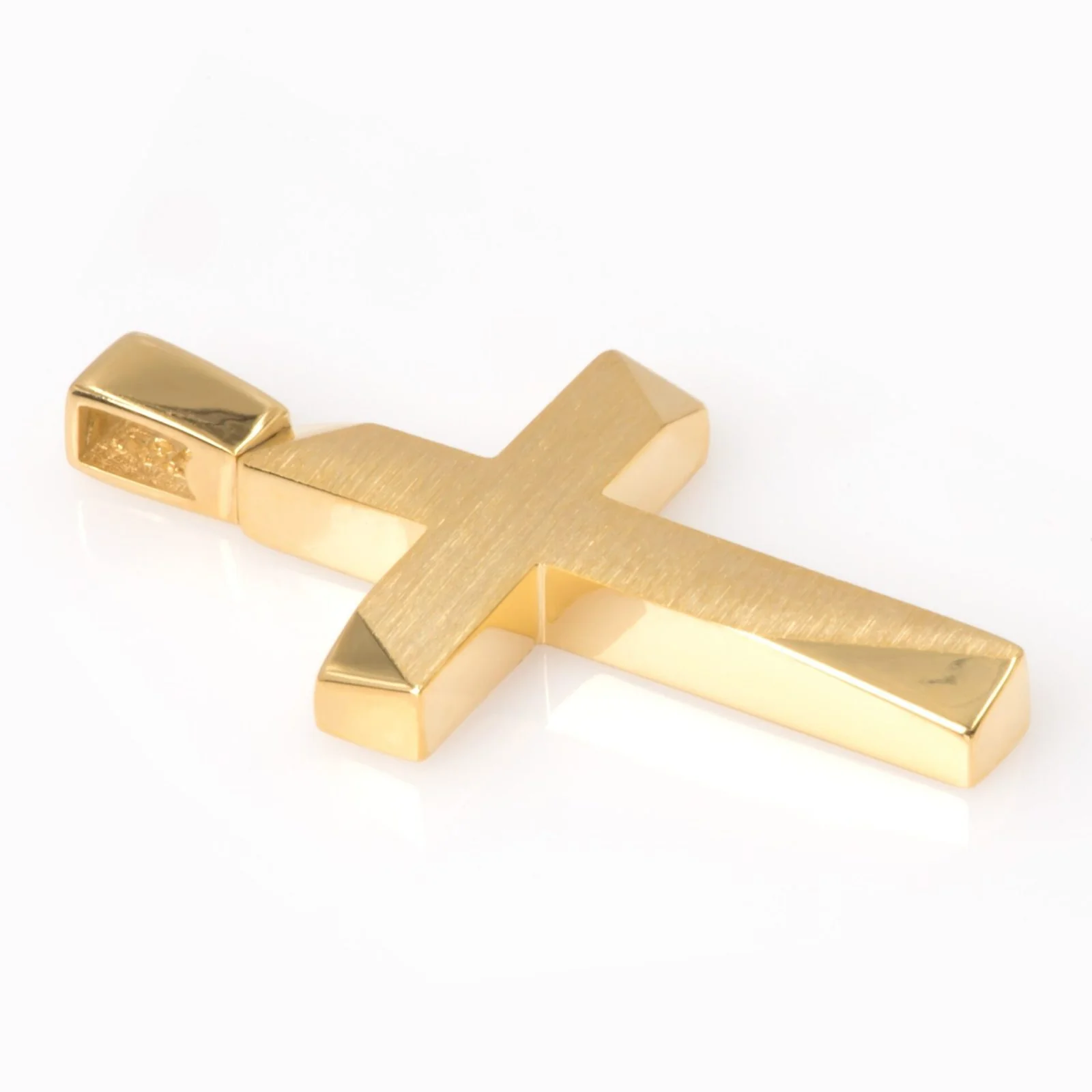 Classic Matte Cross Pendant — additional product image 3 from AntEva Crafts
