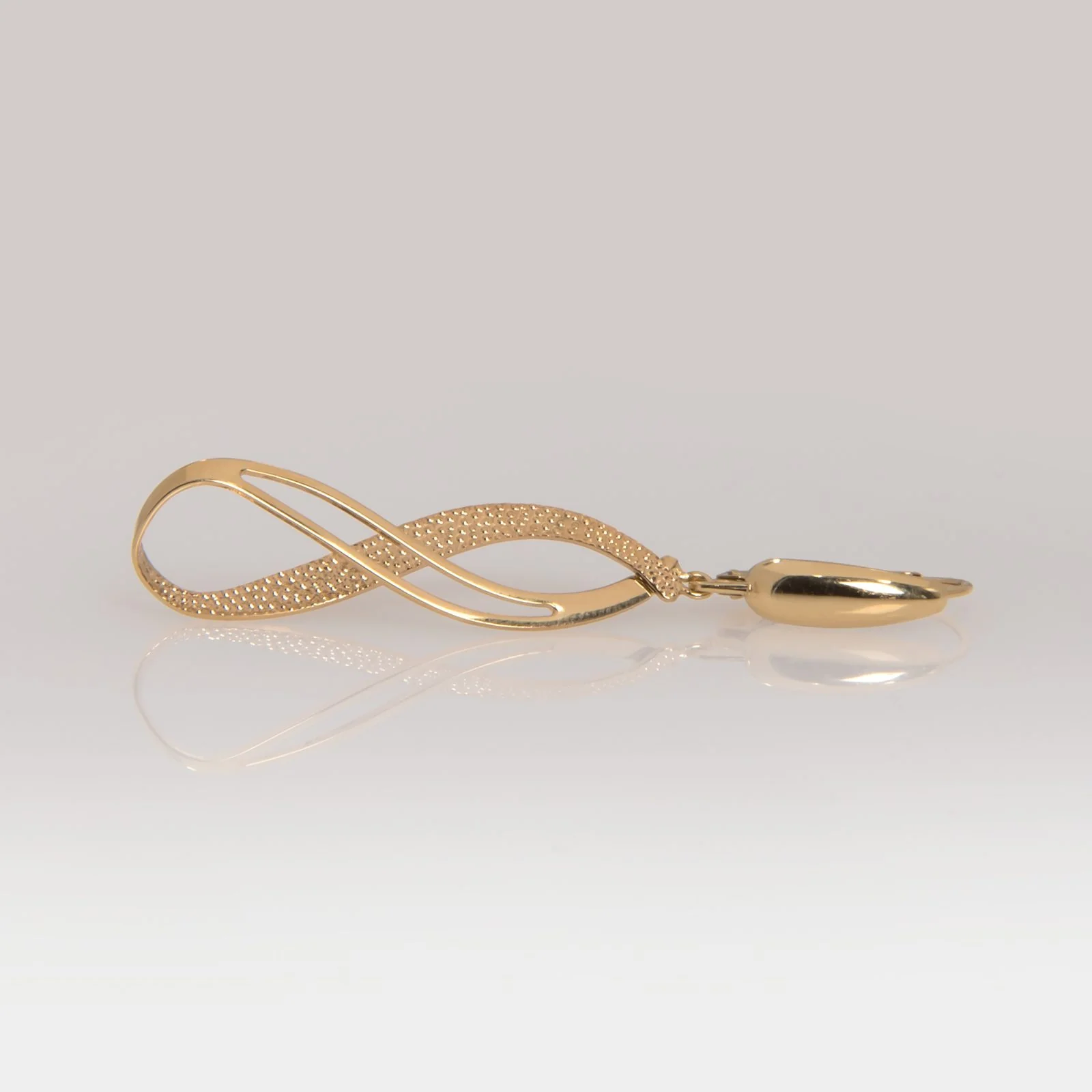 Infinity Shaped Hanging Earrings — additional product image 5 from AntEva Crafts