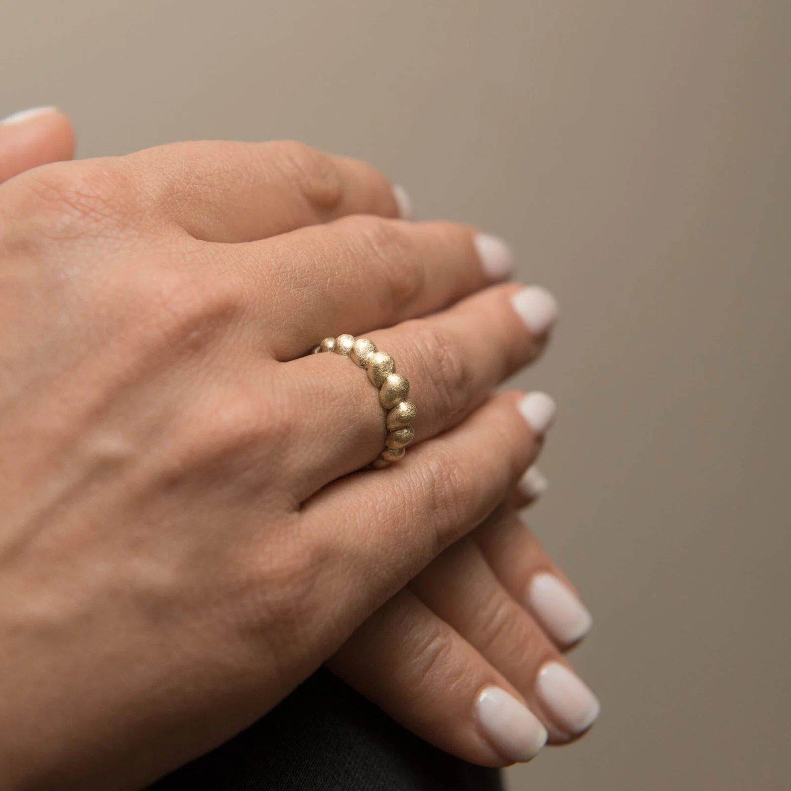 Dome Croissant Ring — additional product image 6 from AntEva Crafts