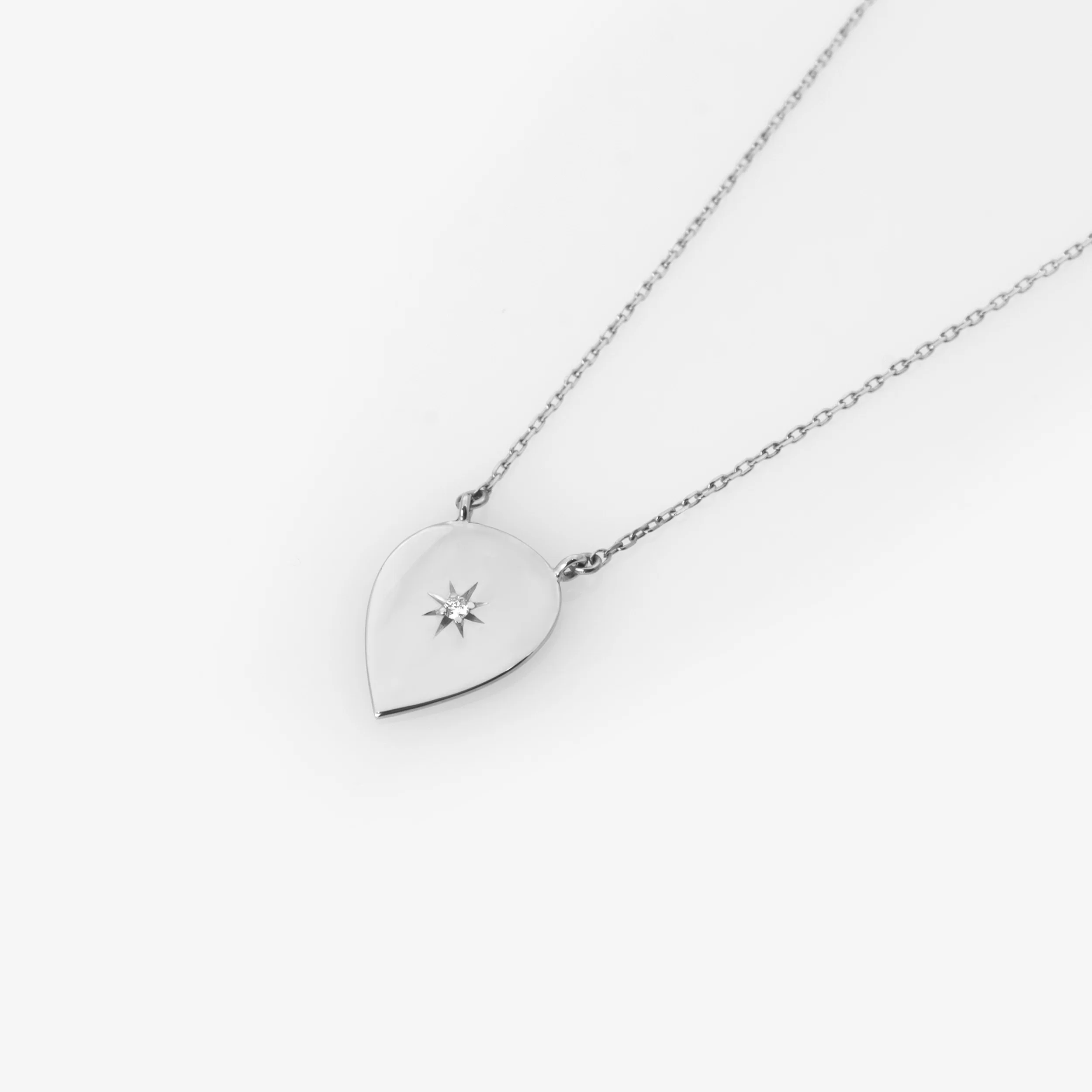 Diamond North Star Necklace — additional product image 5 from AntEva Crafts