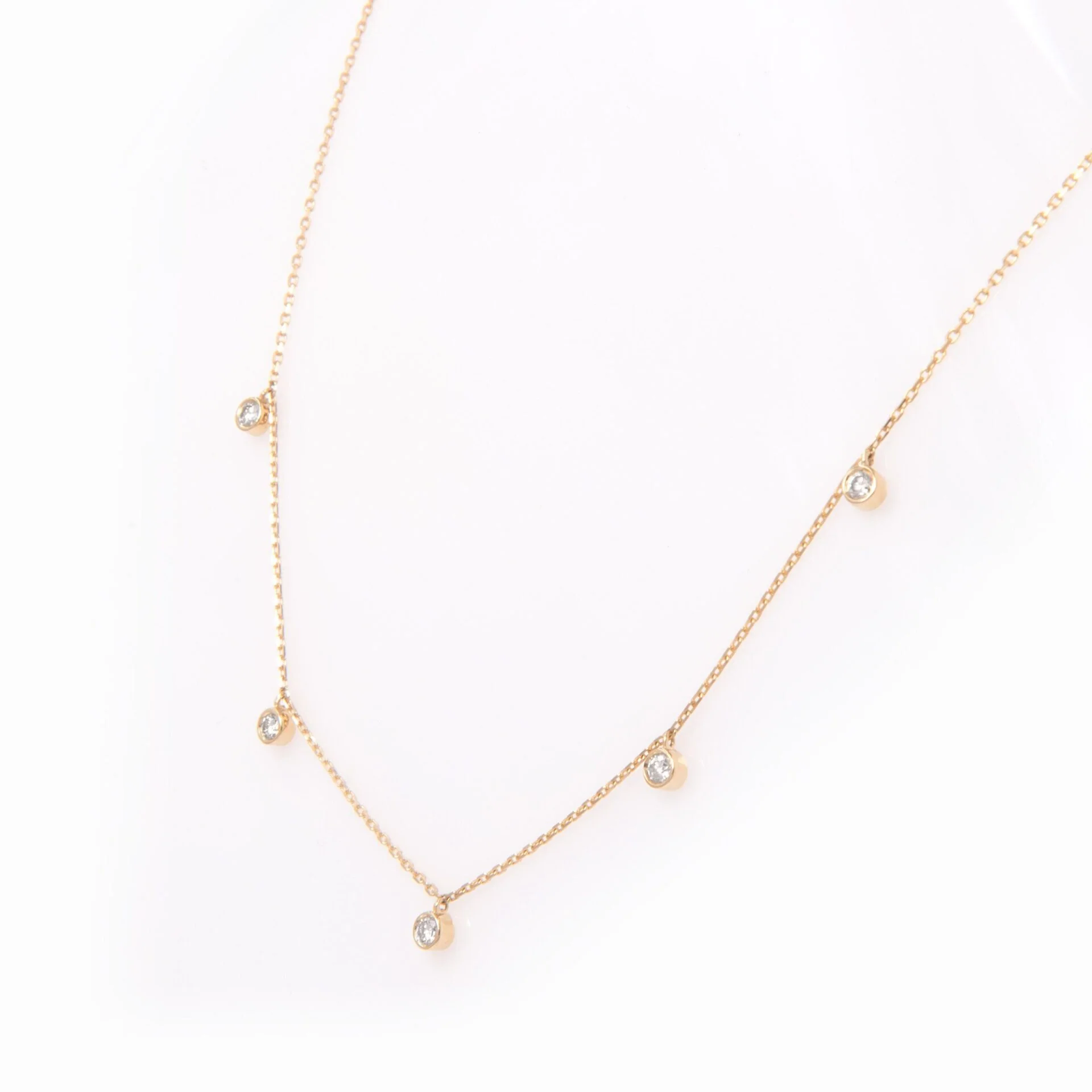 Hanging Diamonds Necklace — additional product image 3 from AntEva Crafts