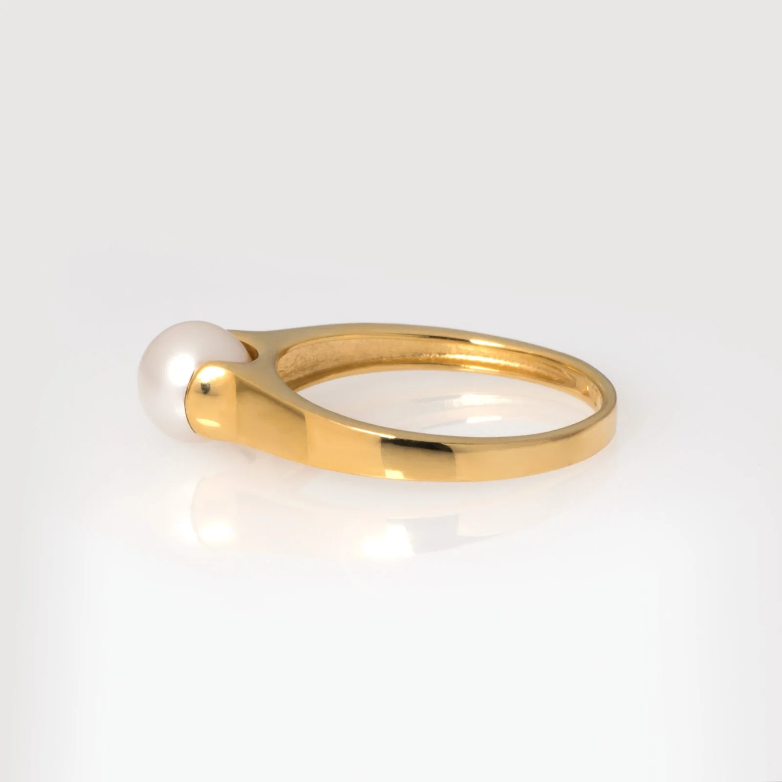 Freshwater Single Pearl Ring — additional product image 7 from AntEva Crafts